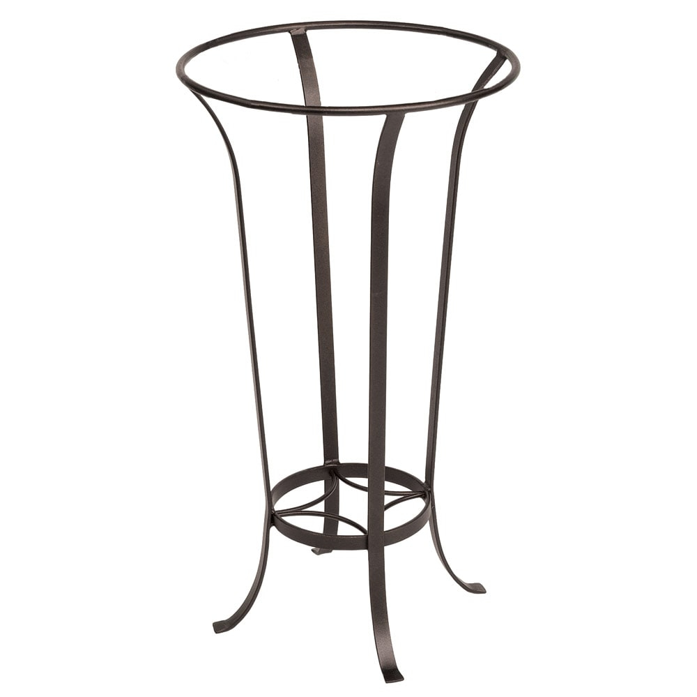 Achla Designs Tulip Plant Stand Without Insert, 28 Inch Tall, Roman Bronze Powder Coat Finish