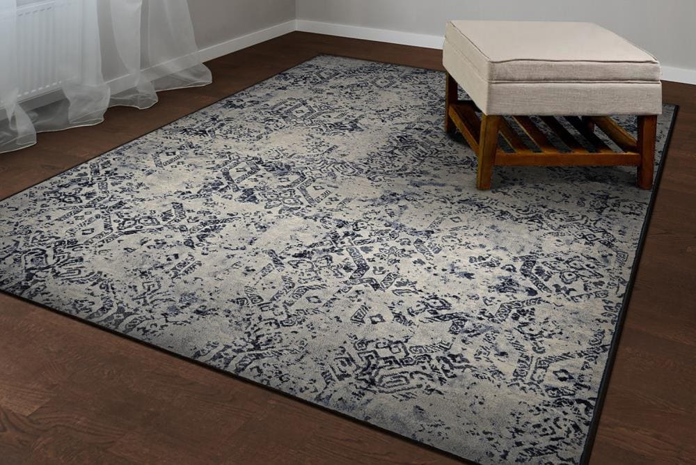 Easton Oyster Viscose 5'3" x 7'6" Transitional Area Rug