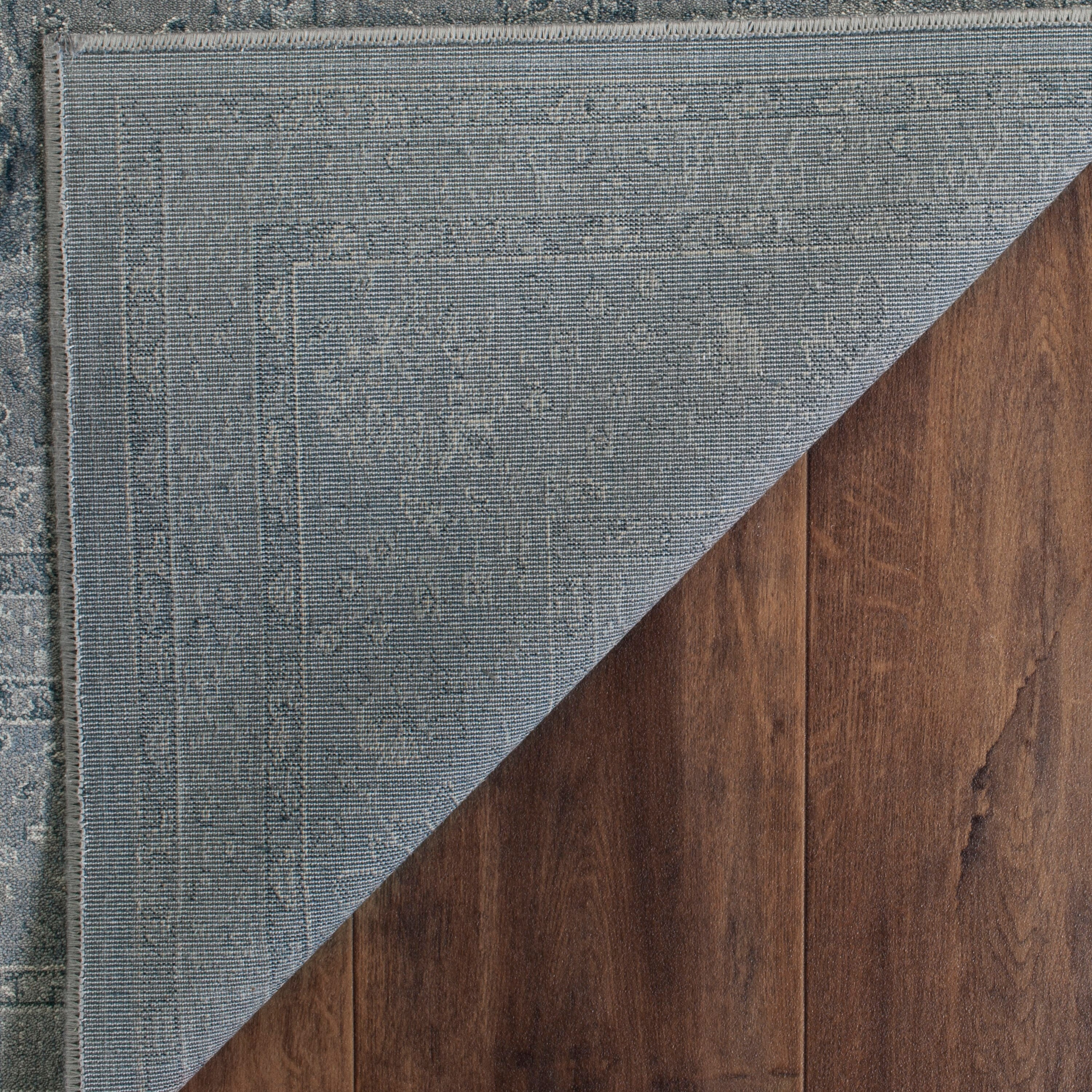 Safavieh Vintage Kerman 8 x 10 (ft) Loomed Synthetic Light Gray/Light Blue Rectangular Indoor Distressed/Overdyed Vintage Area rug