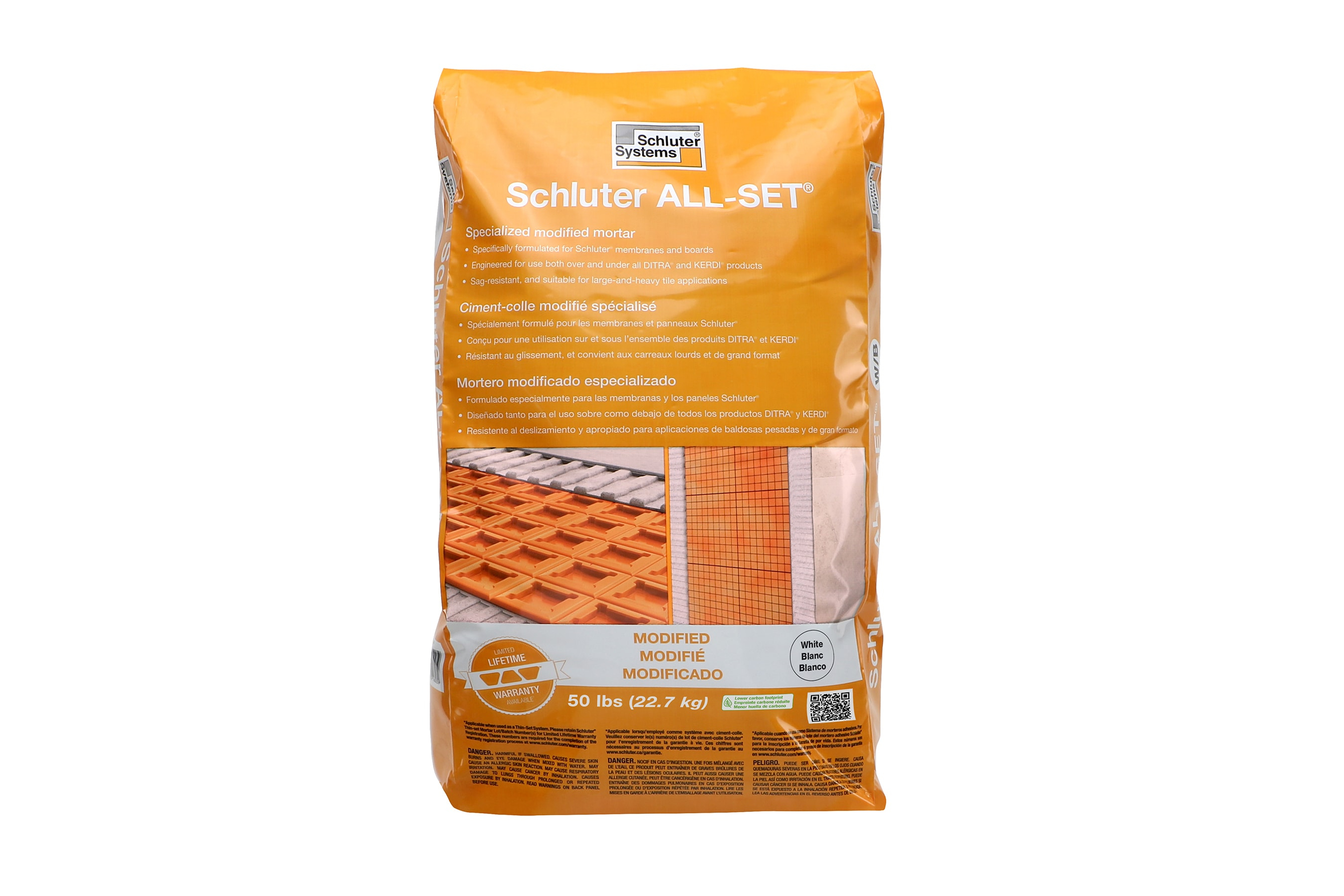 Schluter Systems All-Set White Thinset Tile Mortar ( 50 Pound(s) )
