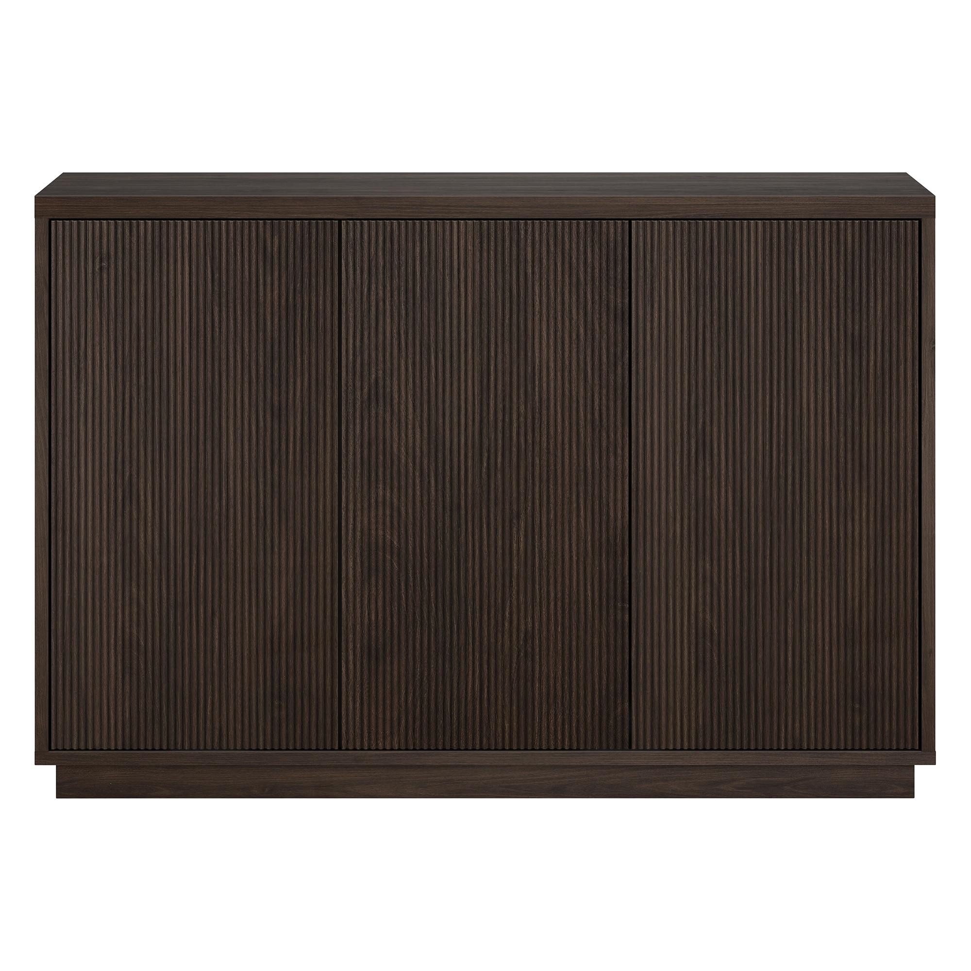 Evelyn&Zoe Modern/Contemporary 48" Wide Alder Brown Buffet Table