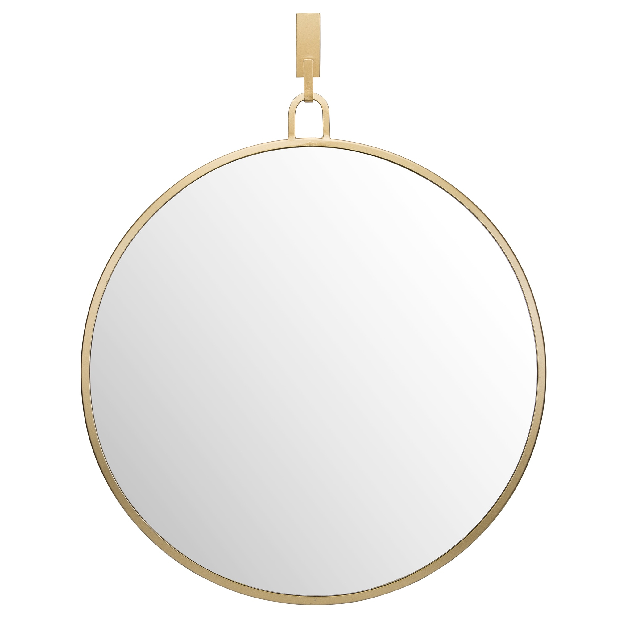 Varaluz Stopwatch 30-in Round Accent Mirror - Gold