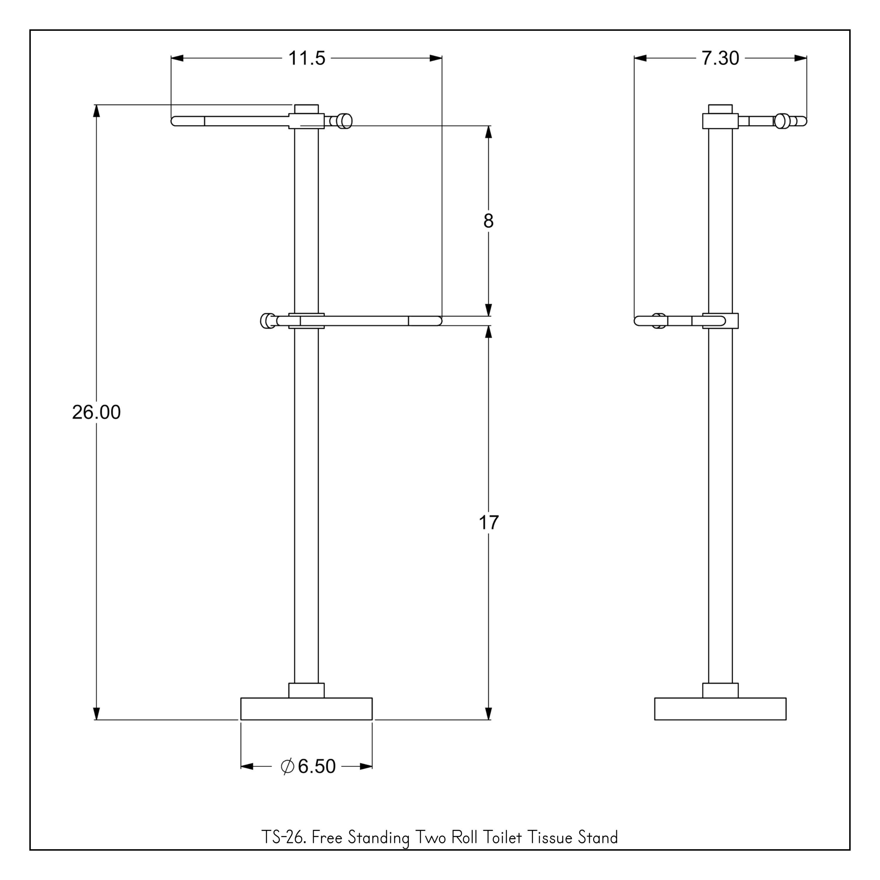 Free Standing Toilet Paper Holder