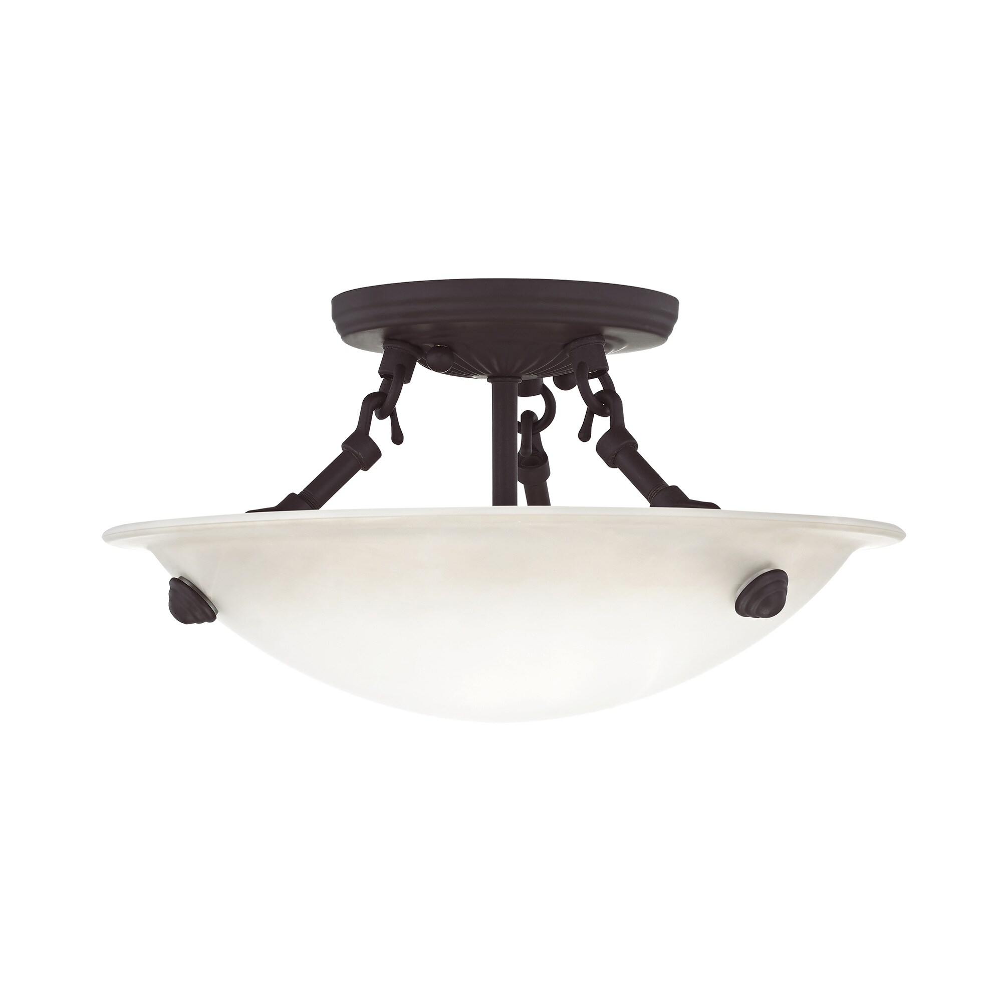 Livex Lighting Oasis Ceiling Mount in Bronze