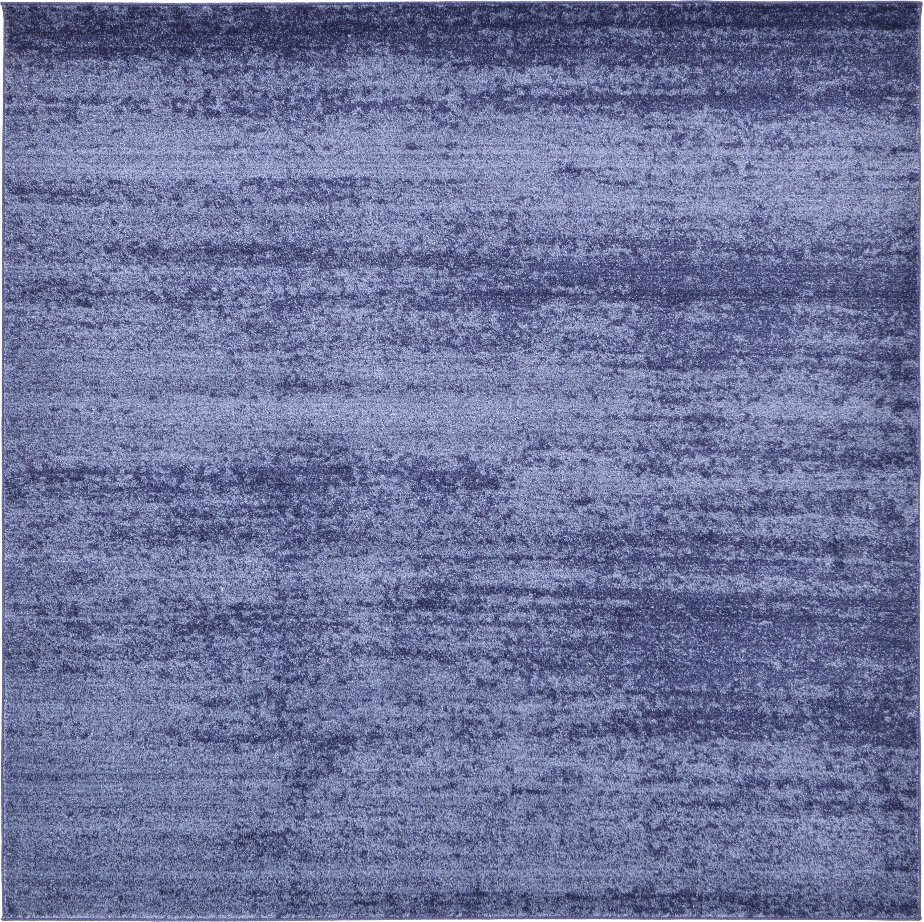 Unique Loom Del Mar Collection Area Rug - Lucille (7' 10" Square, Navy Blue/ Ivory)