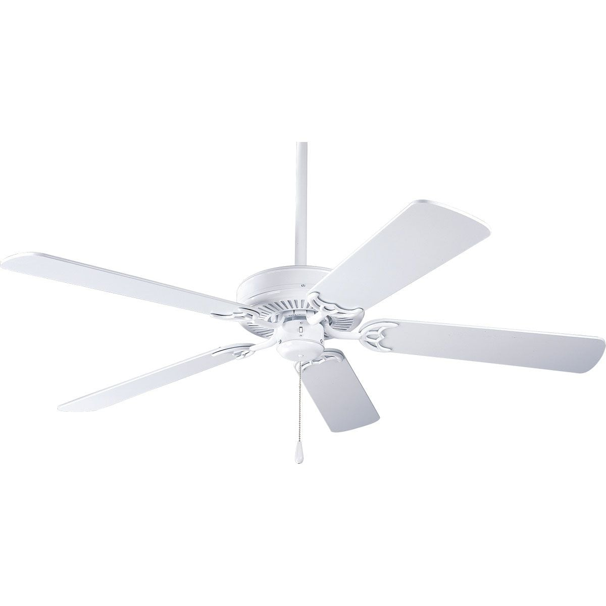 P2501-30-Progress Lighting-AirPro - Wide - Ceiling Fan in Transitional style - 52 Inches wide by 13.5 Inches high-White/Washed Oak Finish