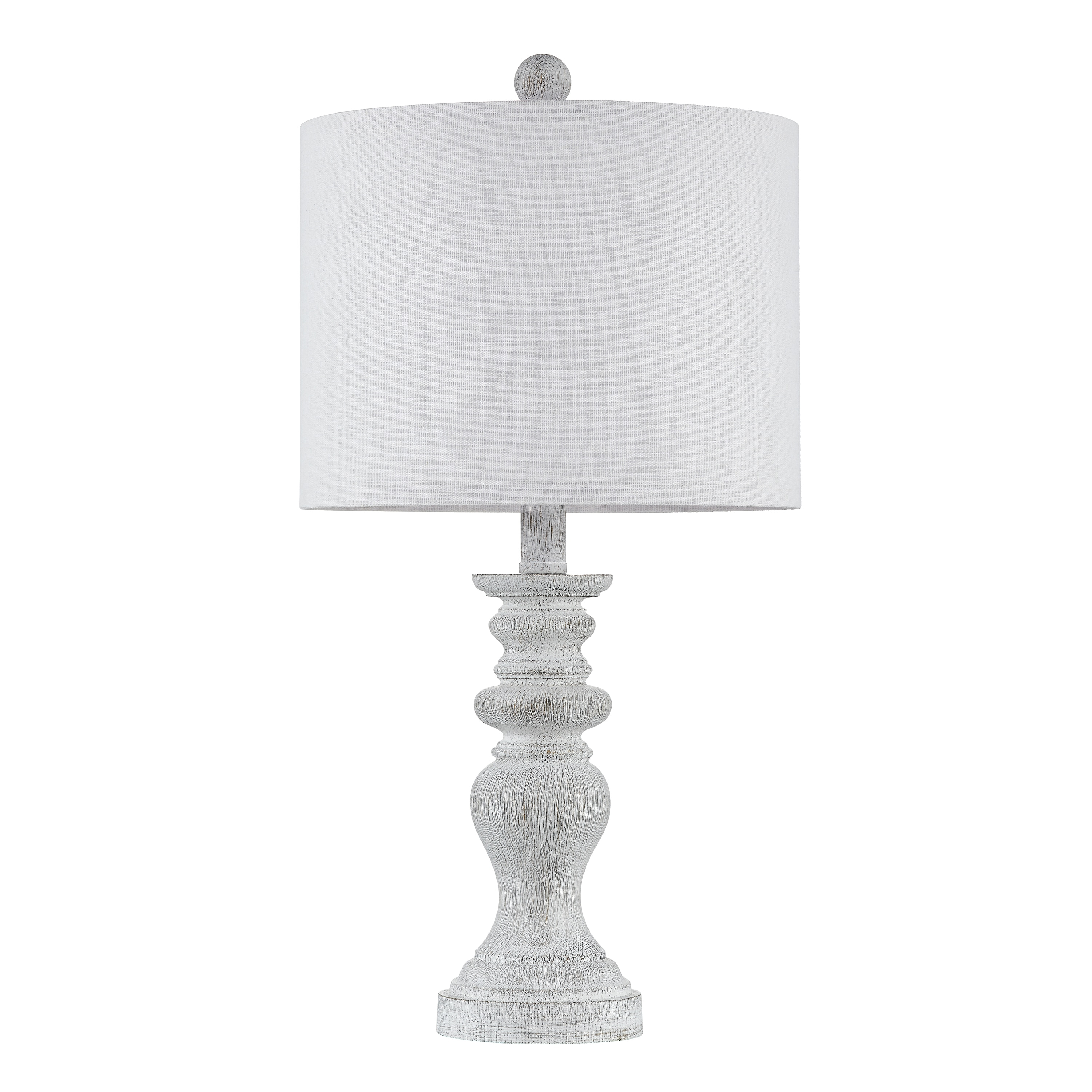 Kawoti  21.75" Farmhouse Table Lamp Set with Fabric Shade(Set of 2) - 11" W x 21.75" H