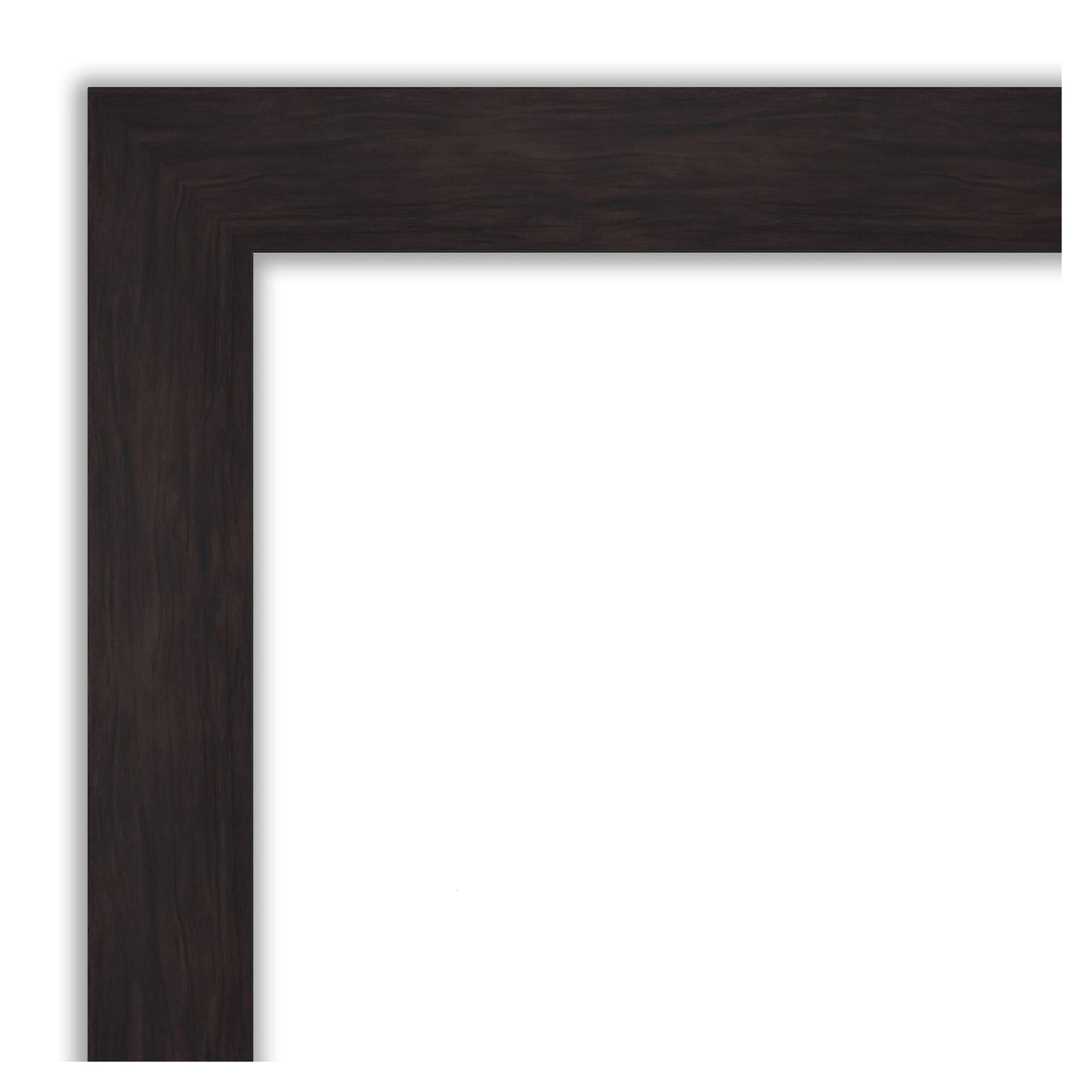 Amanti Art Furniture 21.38-Inches x 25.38-Inches Framed Rectangle Bathroom Vanity Mirror ( Espresso Brown )