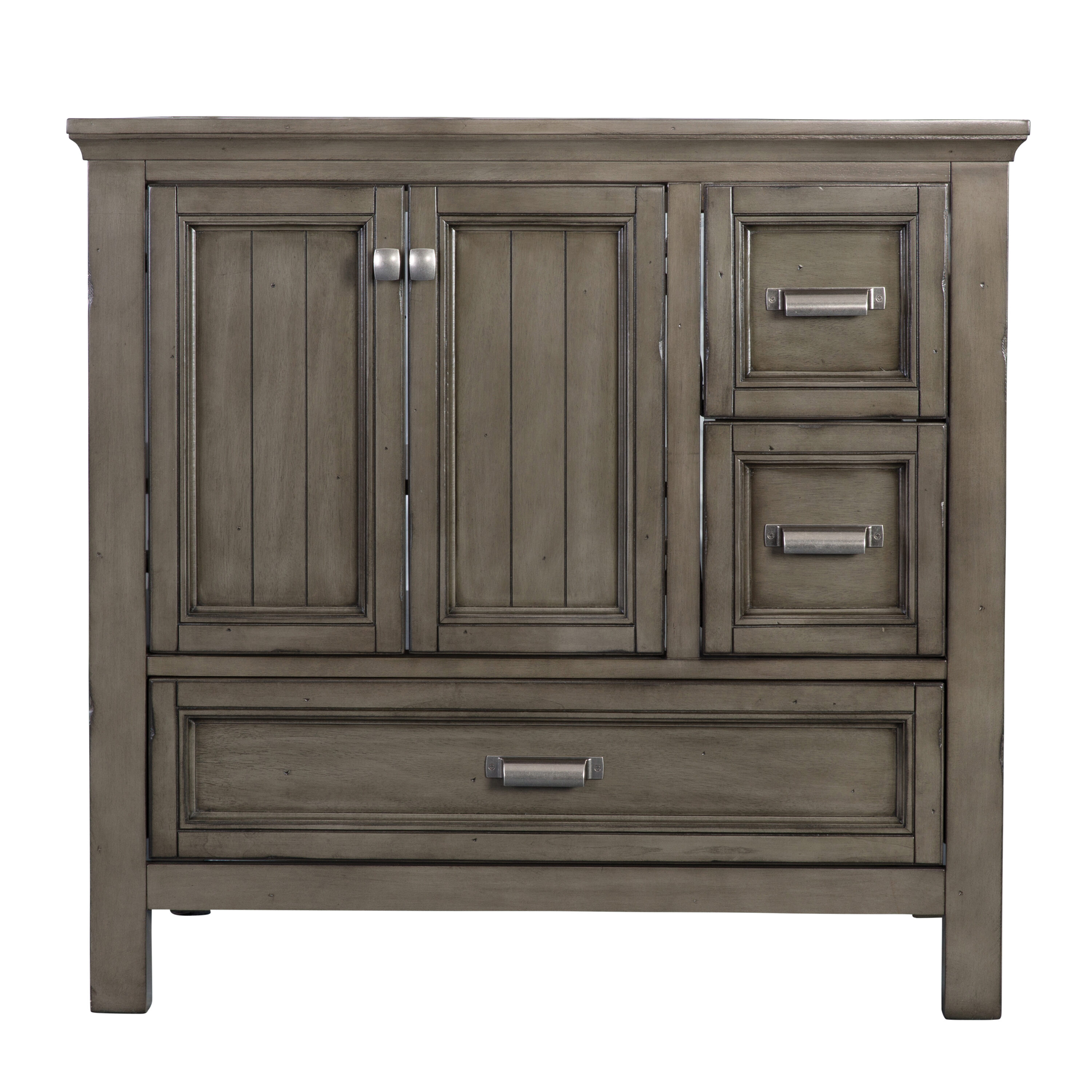Foremost Brantley 36" Distressed Grey Bathroom Vanity