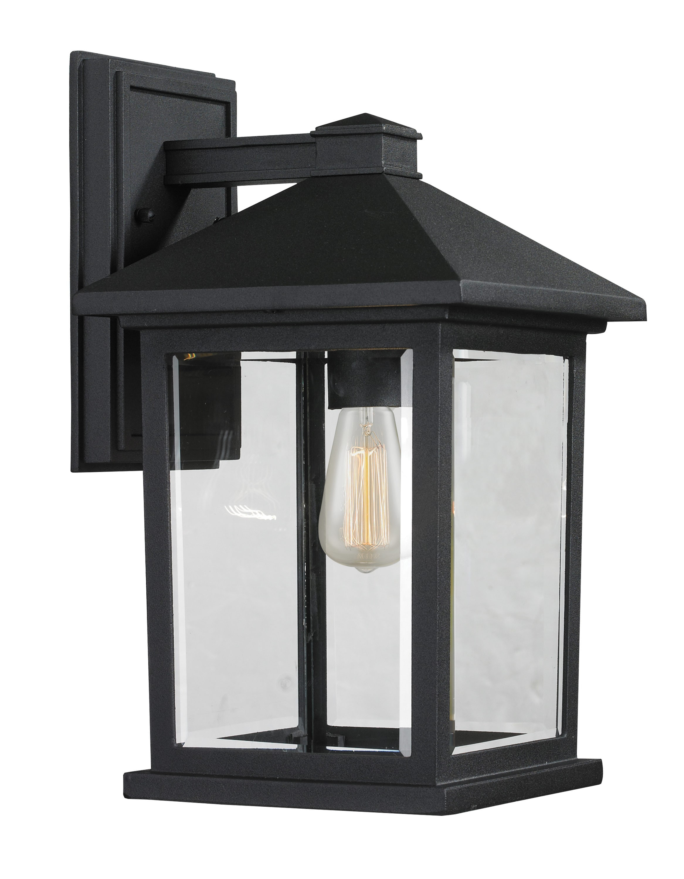 Z-Lite 531M-BK 1 Outdoor Wall Light, Black