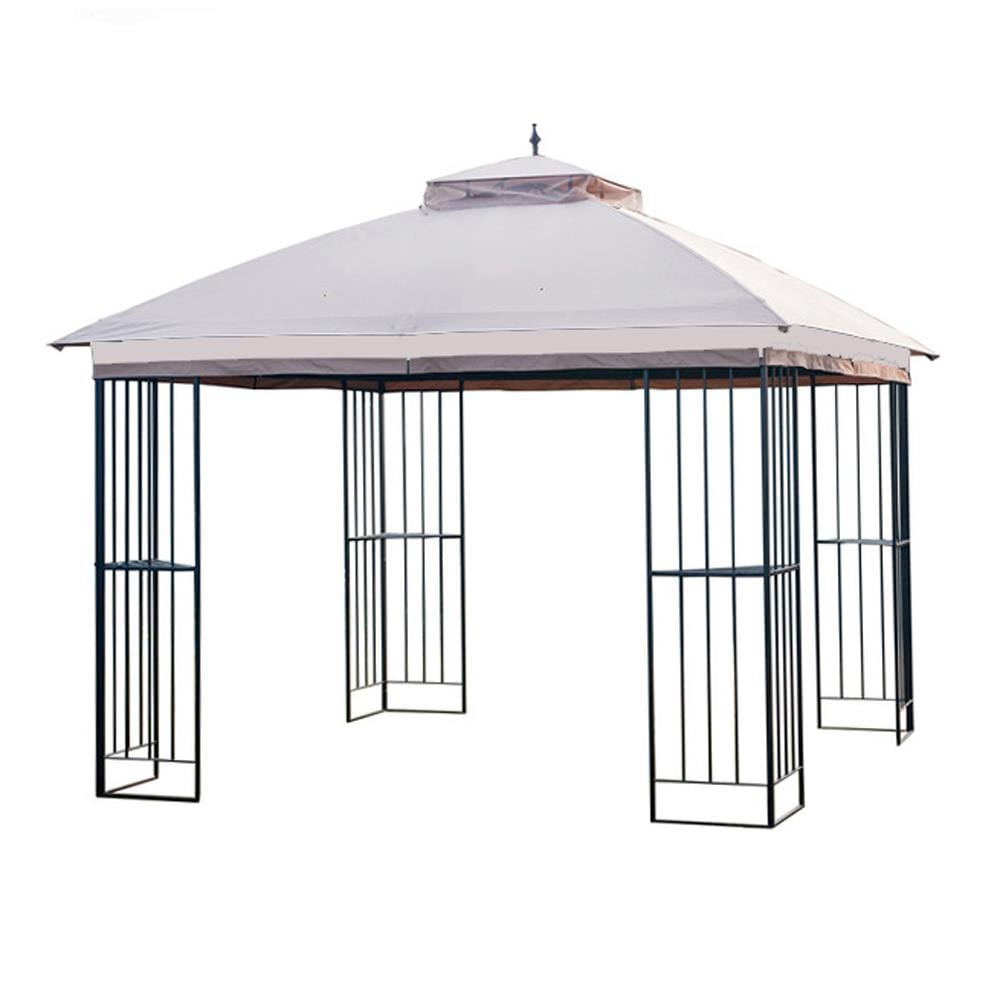 KUF Replacement Canopy for The Garden Treasures Steel Finial Gazebo - Standard 350 - Beige