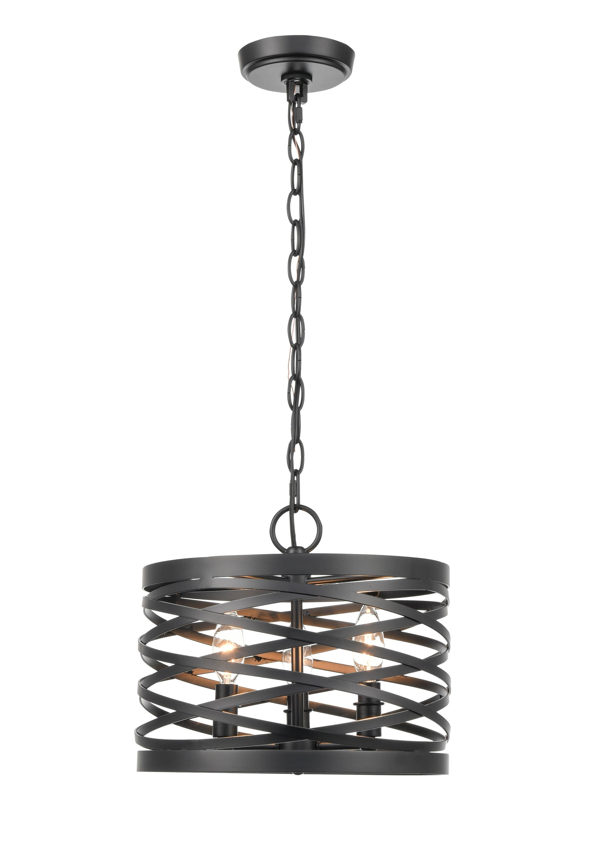 Millennium Lighting 929 Lighting 2 Light 13.5 inch Pendant Fixture in Multiple Finishes Matte Black Matte N/A