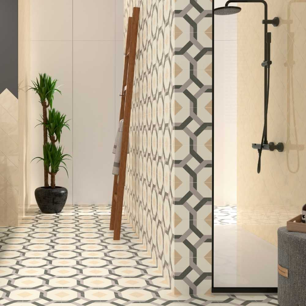 The Tile Life DaVinci 7.9x7.9 Beige Porcelain Floor and Wall Tile - 7.9x7.9 Sample