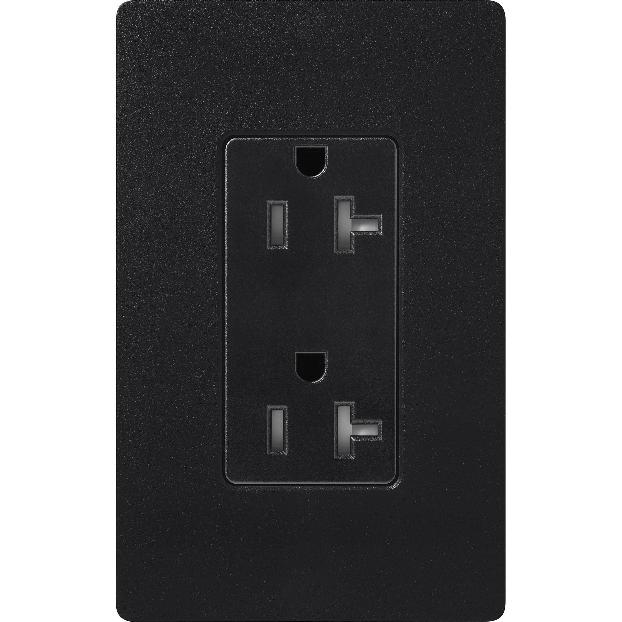 Claro 20-Amp Tamper-Resistant Duplex Receptacle, Midnight (SCRS-20-TR-MN)