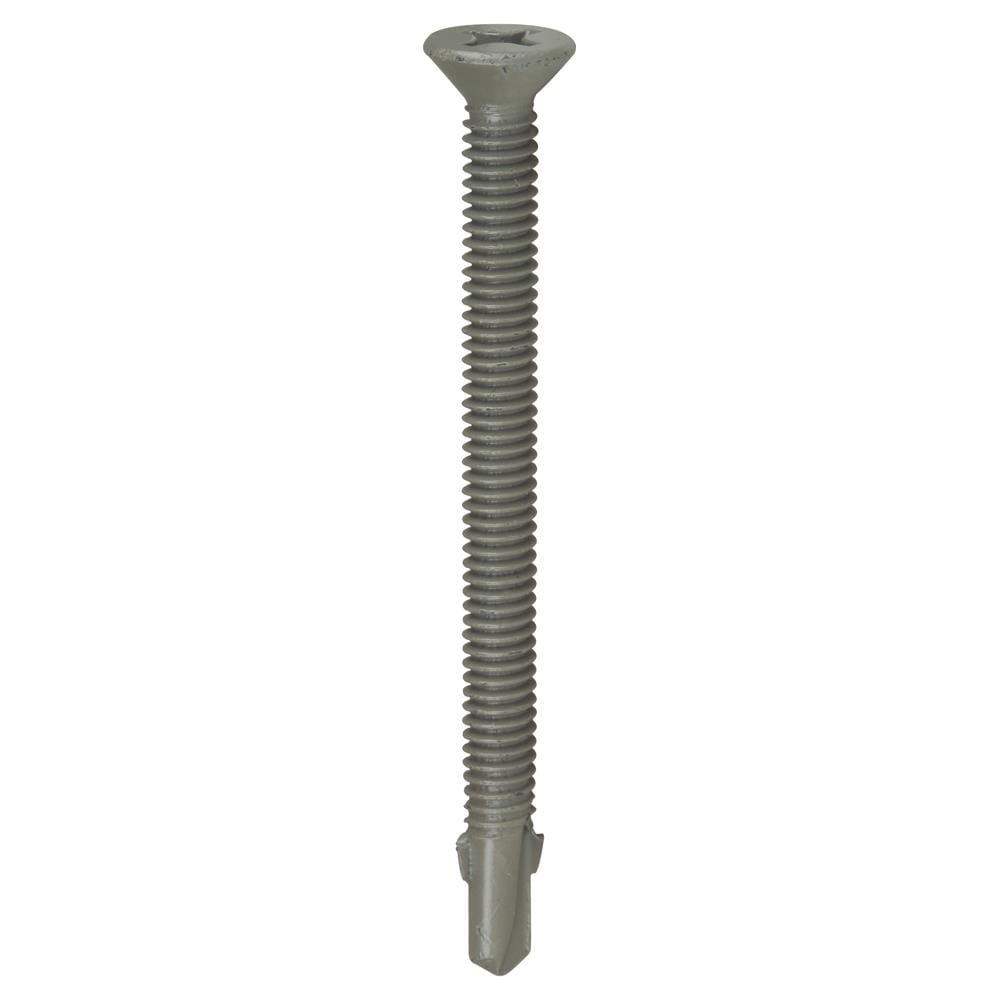 Self-Drilling Screw - #10 x 1-7/16"" - Flat Head - Pkg of 100 - ITW Teks 21380