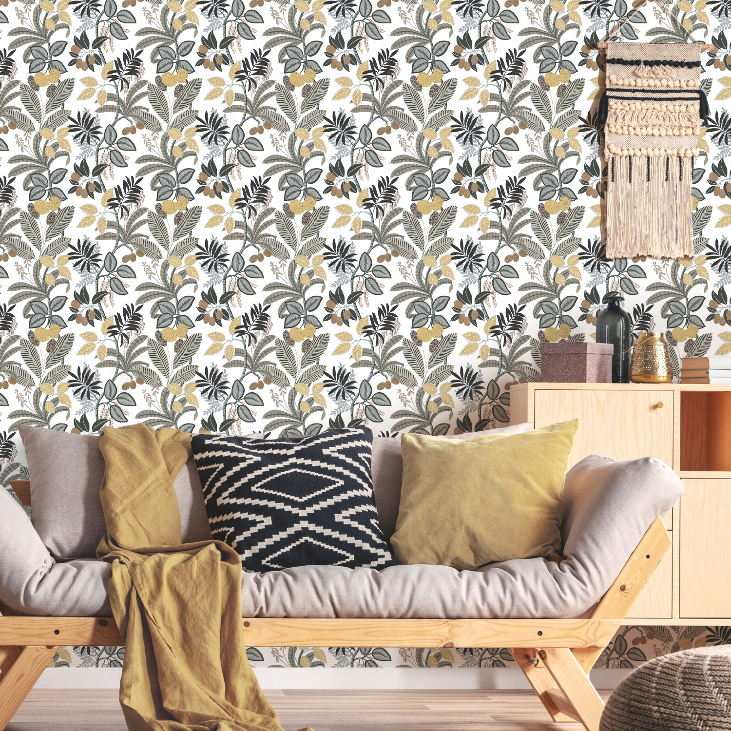 Funky Jungle Peel and Stick Wallpaper
