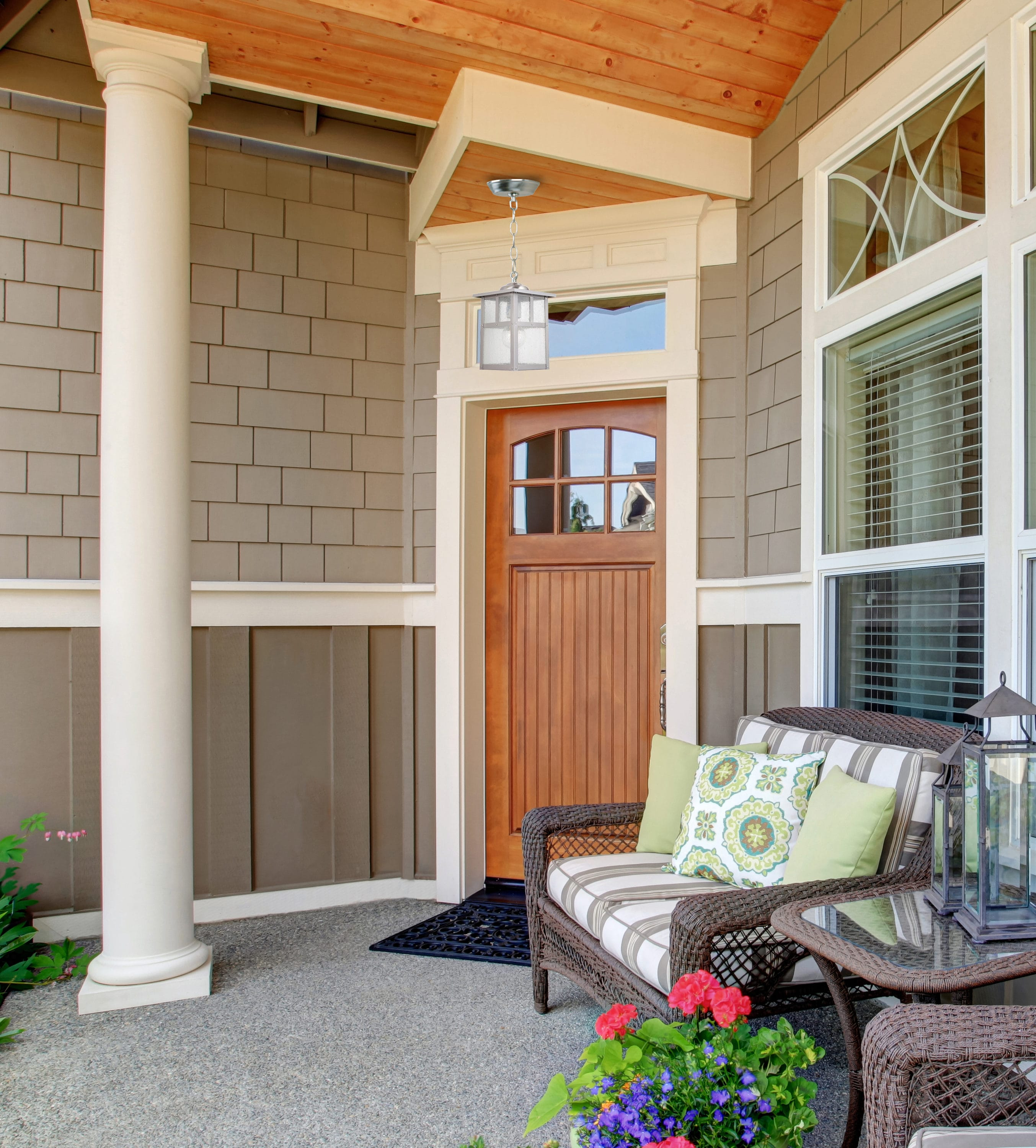 Craftmade Lighting - Mission - 1 Light Outdoor Pendant In Transitional/Mission