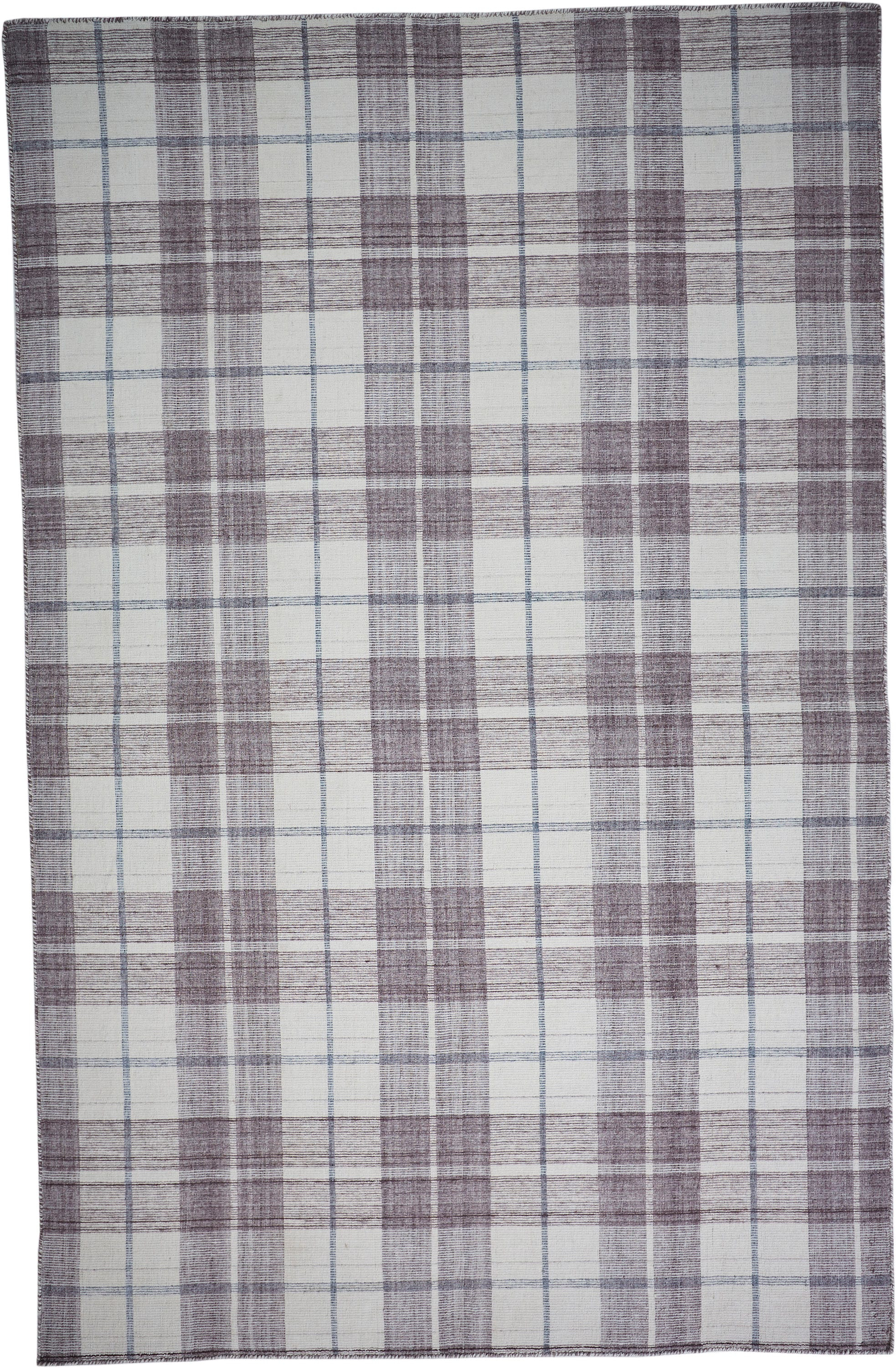 Feizy Crosby Transitional Plaid, Gray/Taupe/Ivory, 3'6" x 5'6" Accent Rug Easy Care Fade Resistant Stain Resistant Rustic Floor Rug for Living room Bedroom