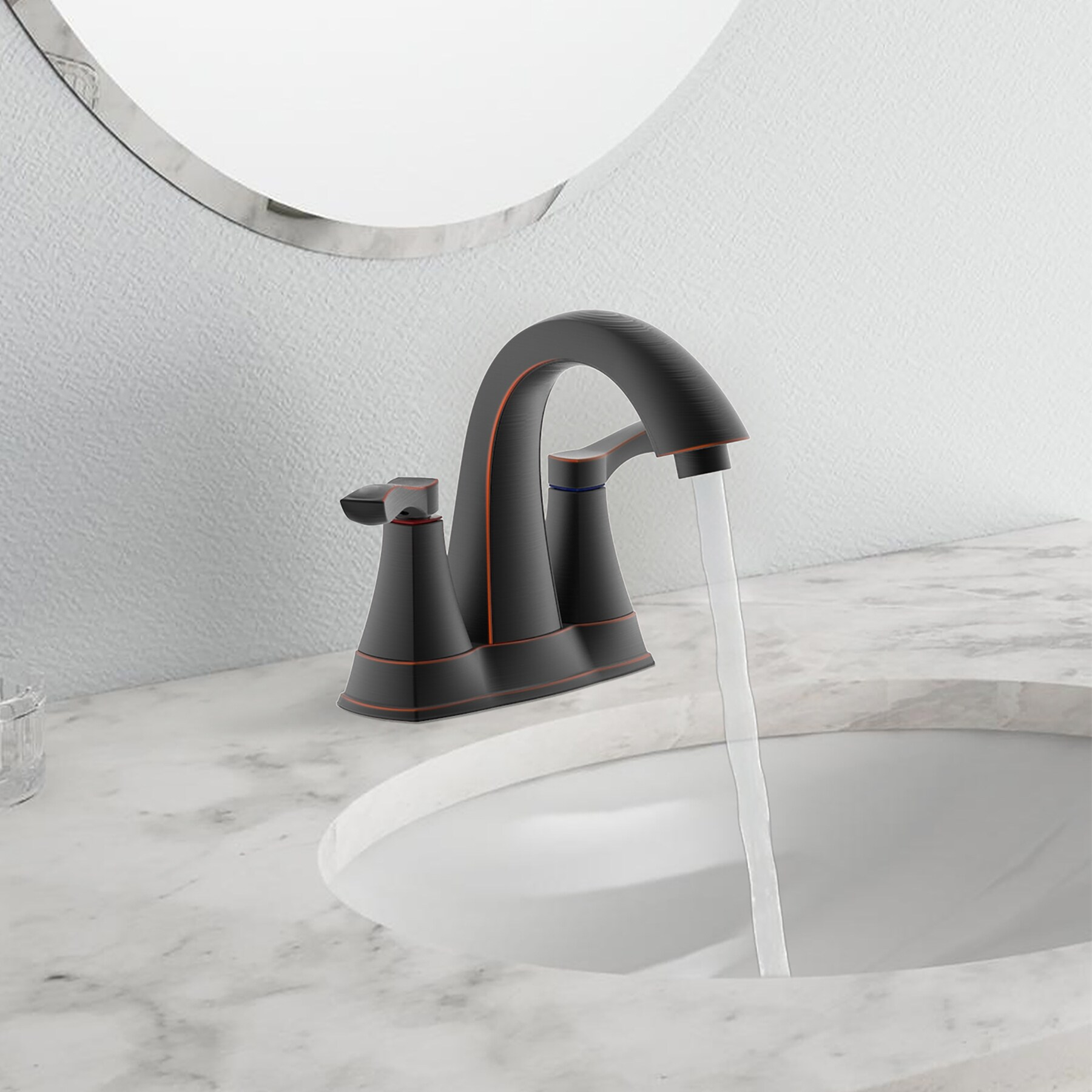 Innova Oil Rubbed Bronze High Arc Bathroom Faucet