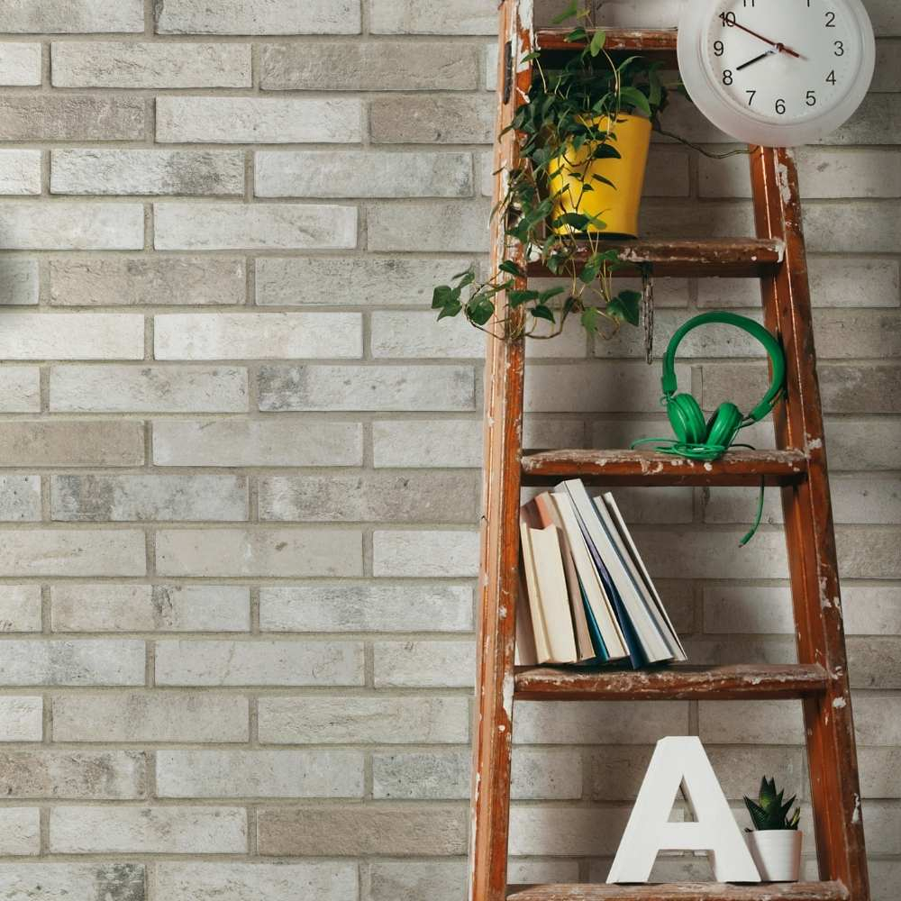 The Tile Life Brick City 2x10 Fog Porcelain Floor and Wall Tile - 2x10 Sample