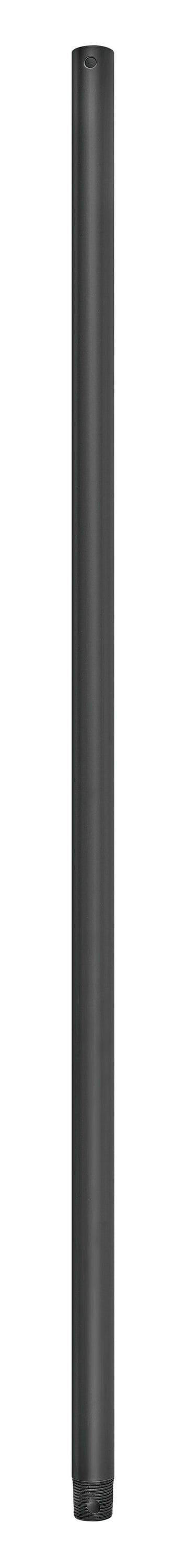 Matte Black 36-Inch Steel Ceiling Fan Downrod