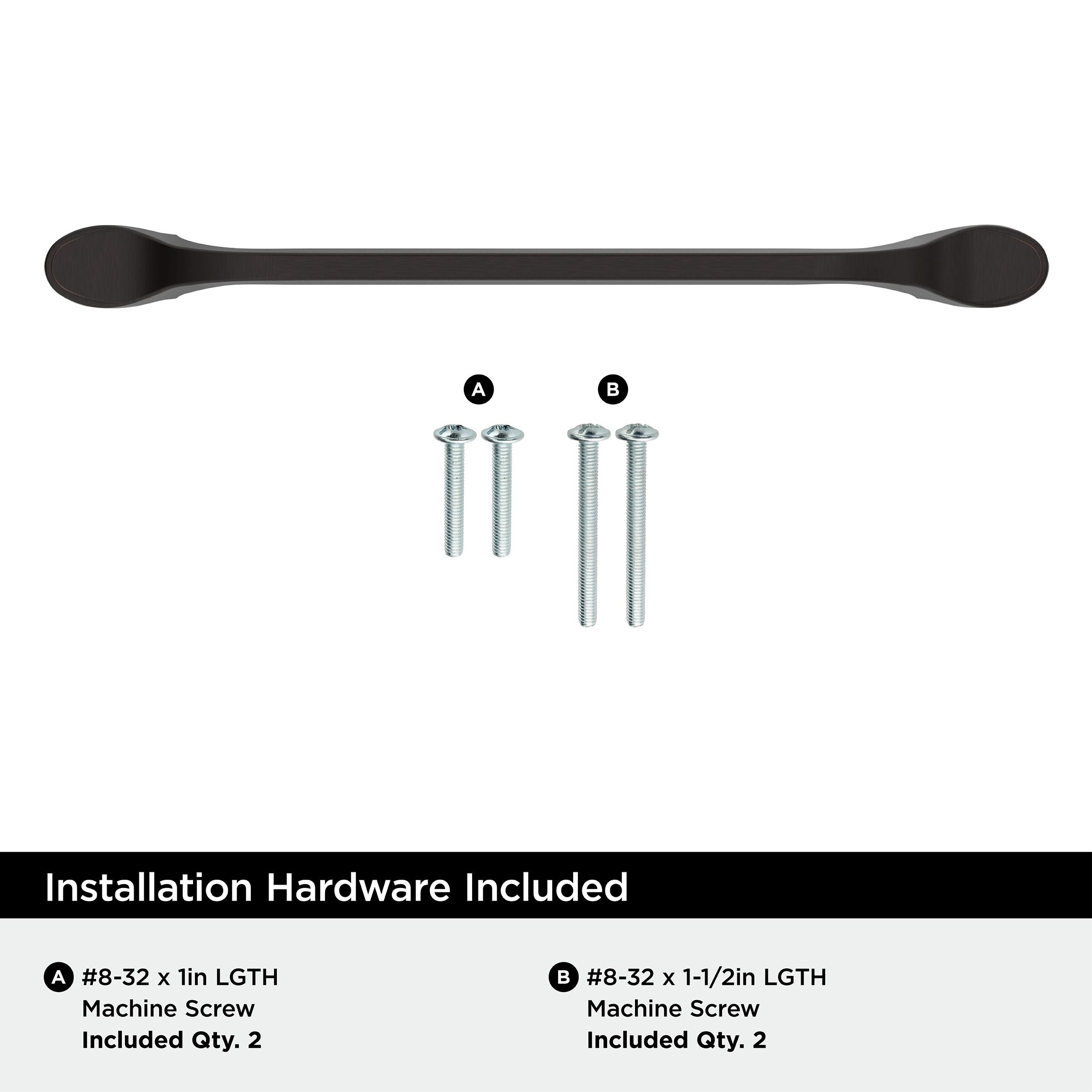 Ravino 6-5/16 in. (160mm) Classic Oil-Rubbed Bronze Arch Cabinet Pull