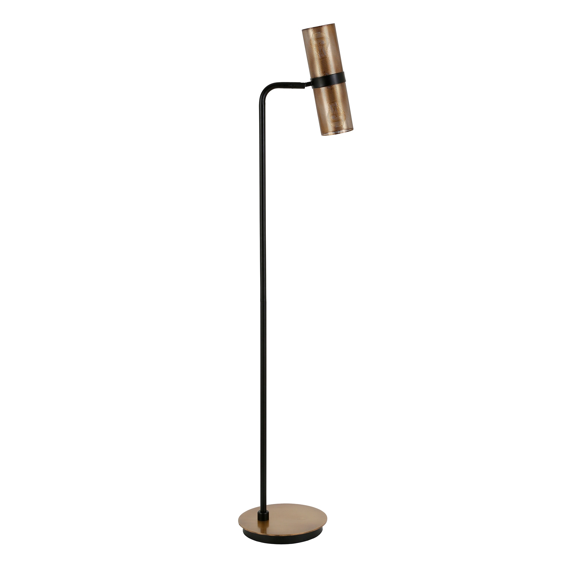 Evelyn&Zoe Industrial Metal Floor Lamp