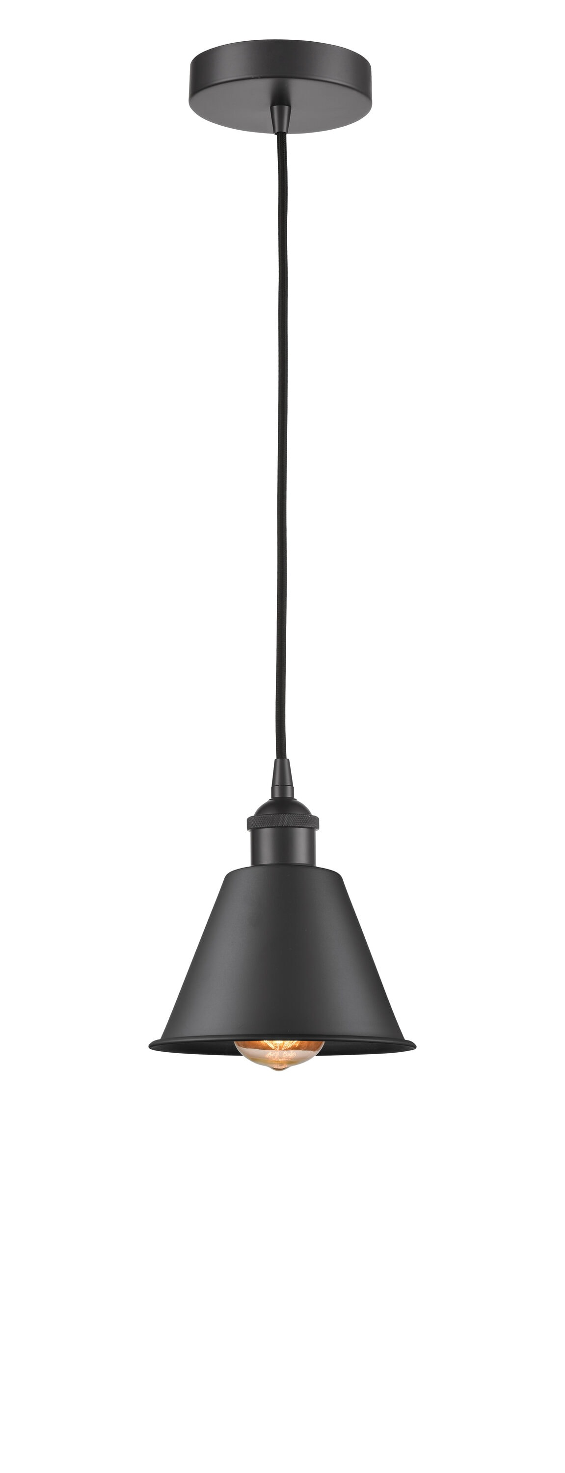 Innovations Lighting Smithfield 1 - Light Pendant in  Matte Black