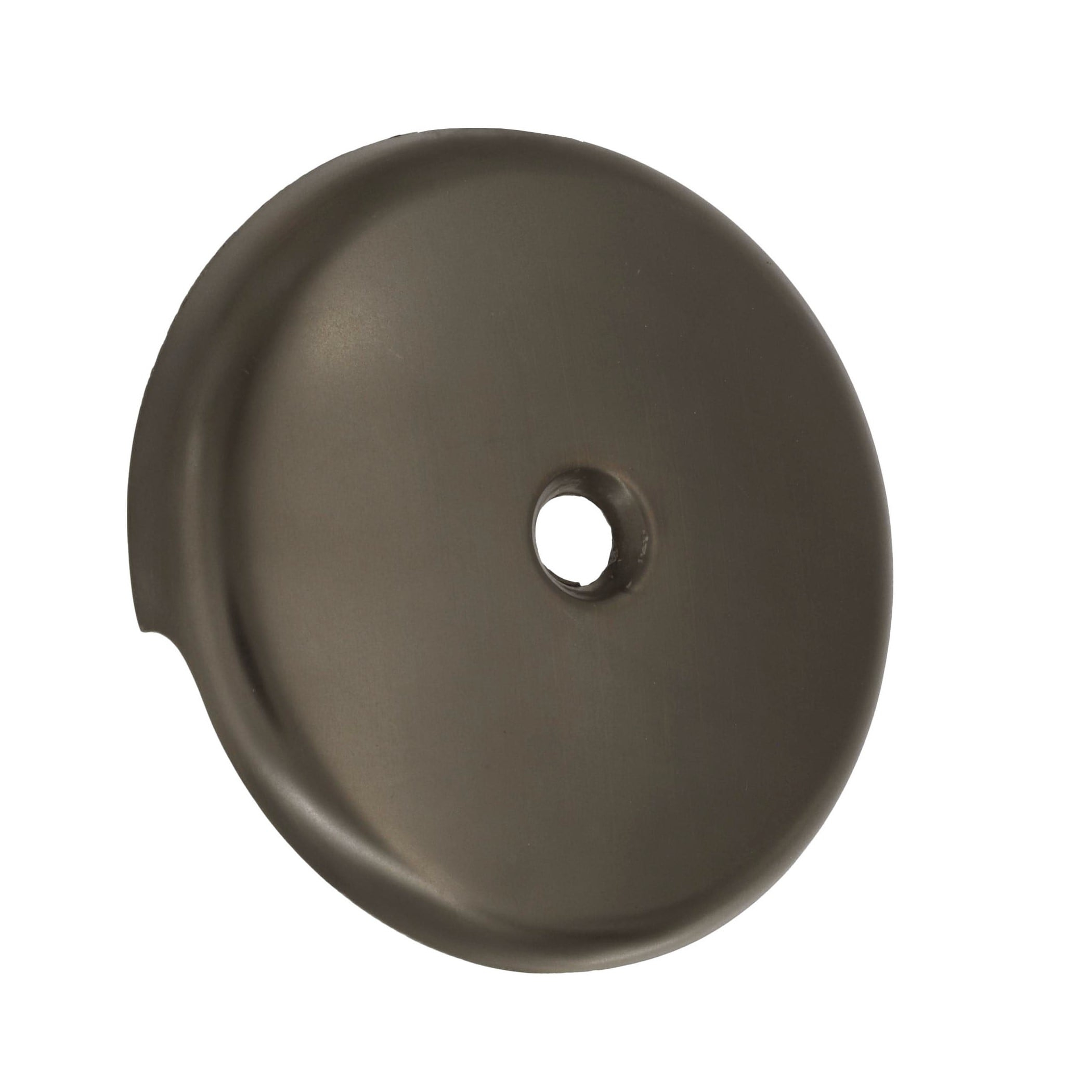 Danco Single Hole Tub Drain Overflow Plate | One Hole | Screw Included | Oil Rubbed Bronze (89473), Chrome