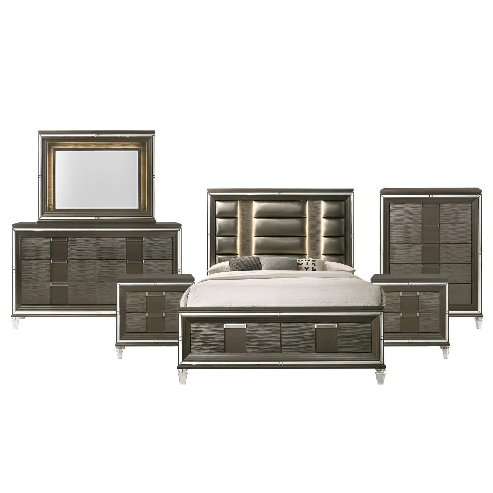 Picket House Furnishings Charlotte King Storage 6PC Bedroom Set