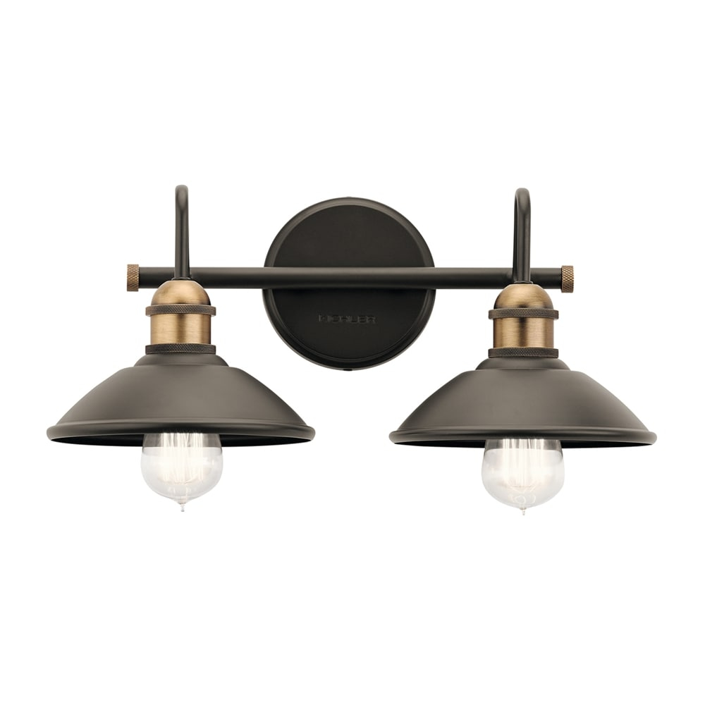 Kichler Lighting Clyde 2 - Light Vanity in  Olde Bronze