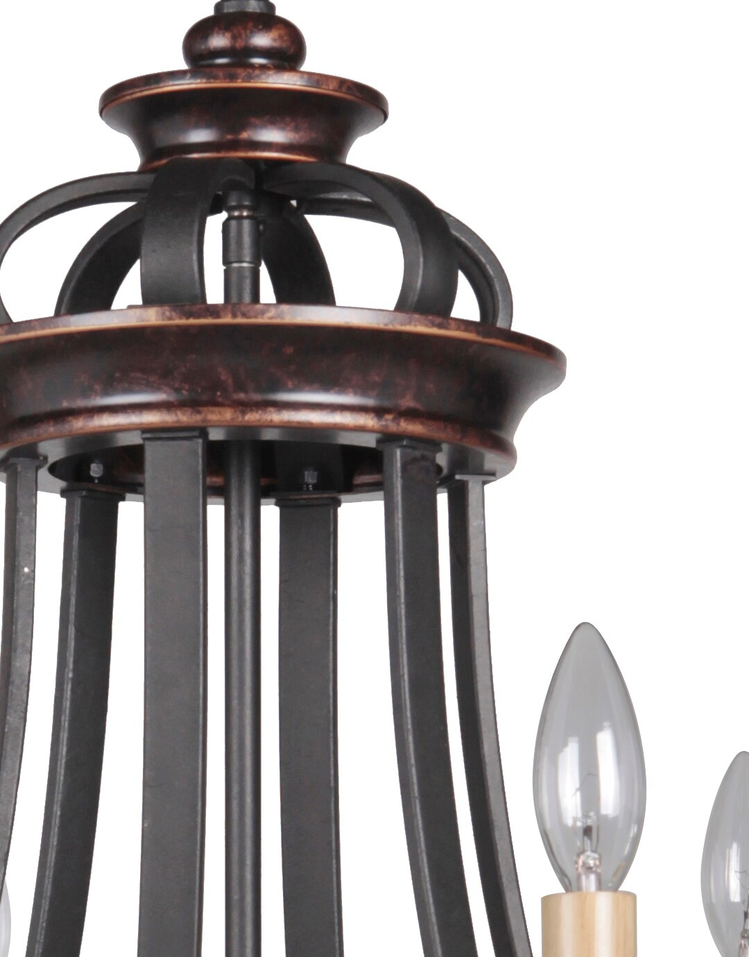 Craftmade  Stafford  Incandescent Chandelier in Aged Bronze/Textured Black - Aged Bronze/Textured Black 6