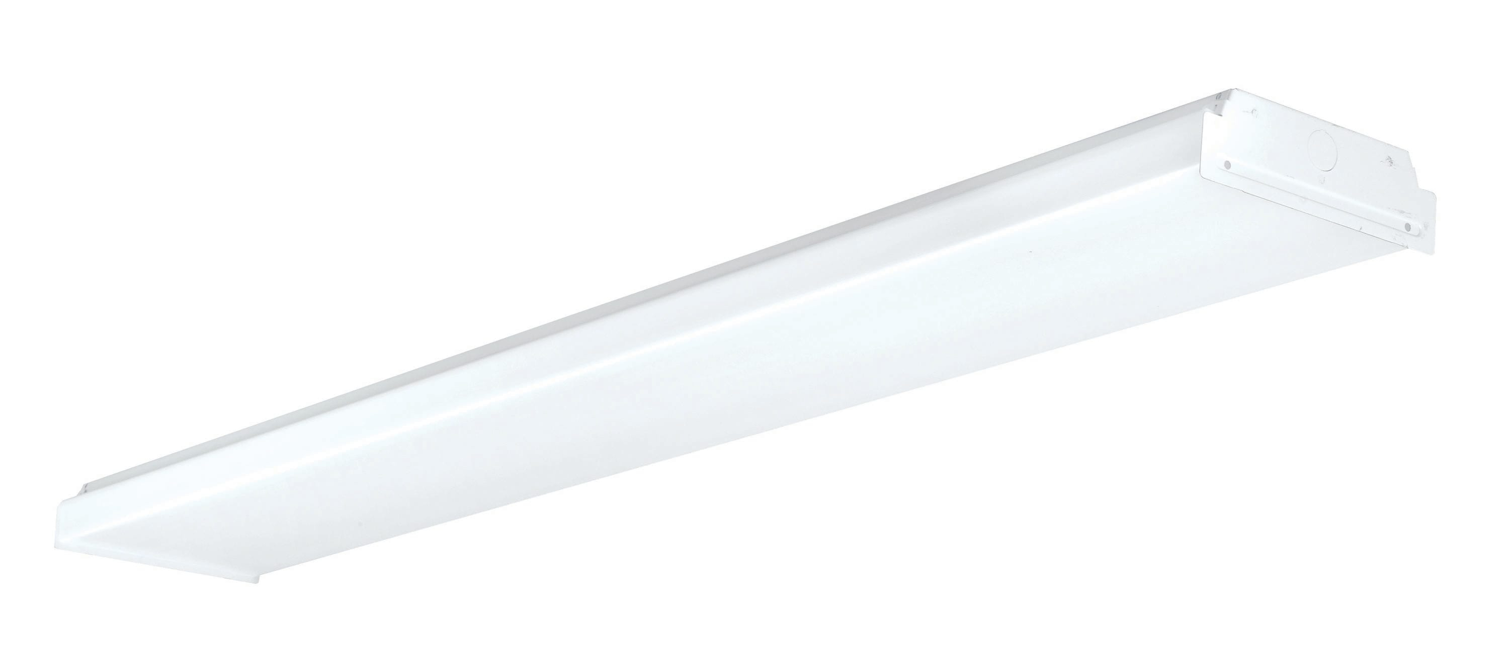 AFX  Wrap 36W White LED Flush Mount with Frosted Clear Diffuser 0-10V Dimmer