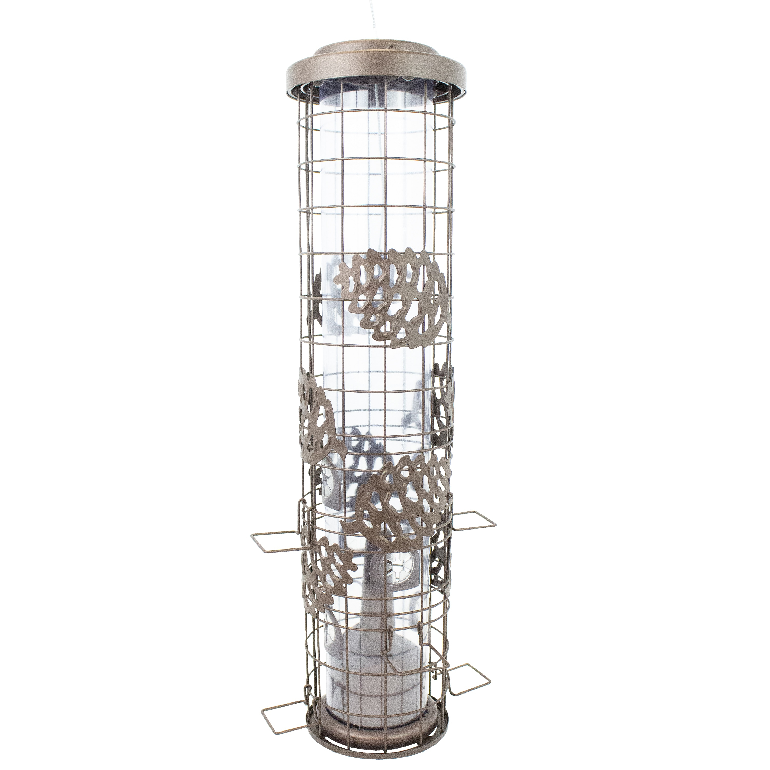 Perky-Pet SBG101 Squirrel Off Max Pinecone Bird Feeder with Flexports – 1.75 lb Capacity