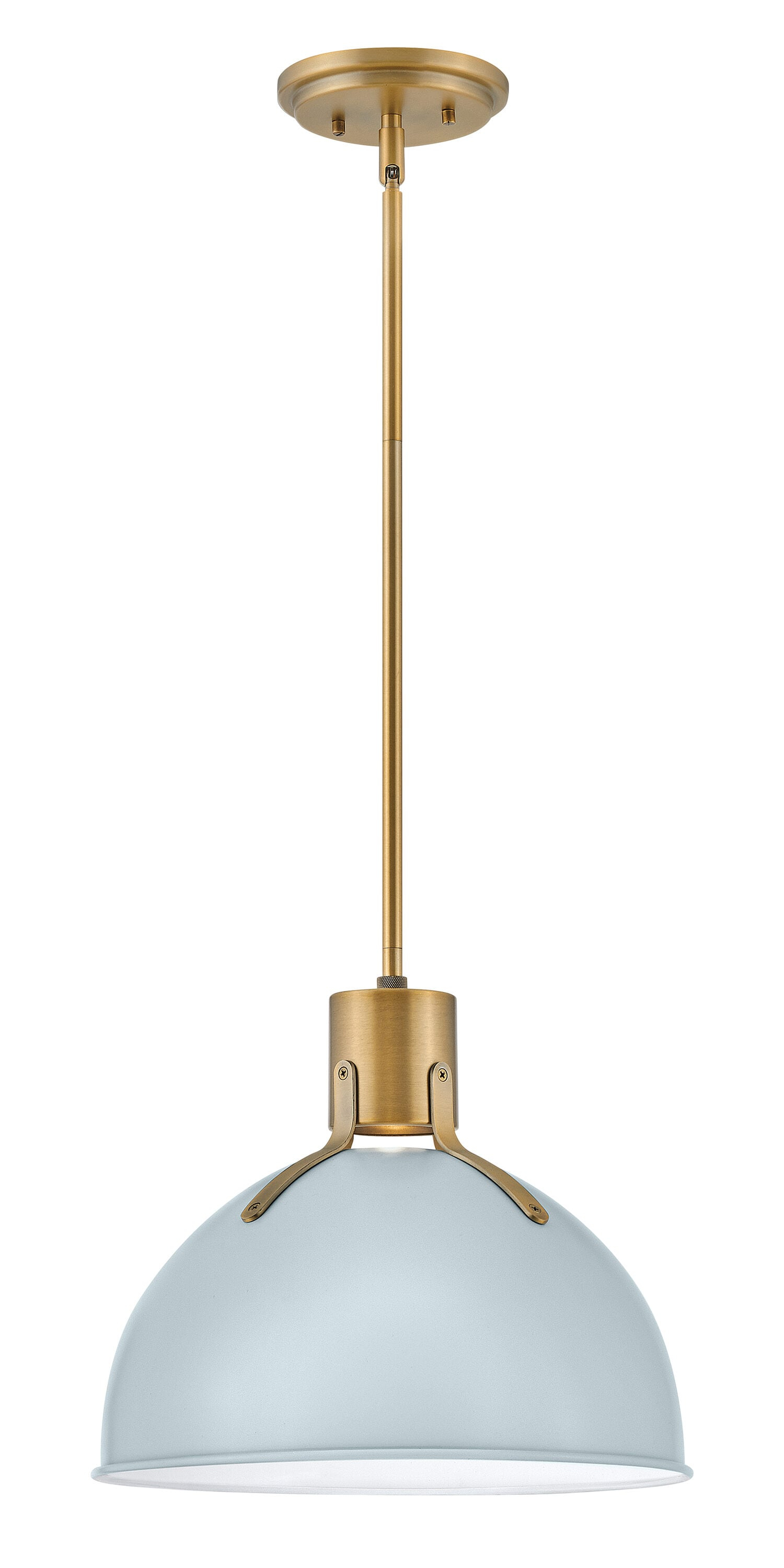 14 Inch 6.5W 1 Led Small Pendant-Pale Blue Finish Hinkley Lighting 3487Pbl