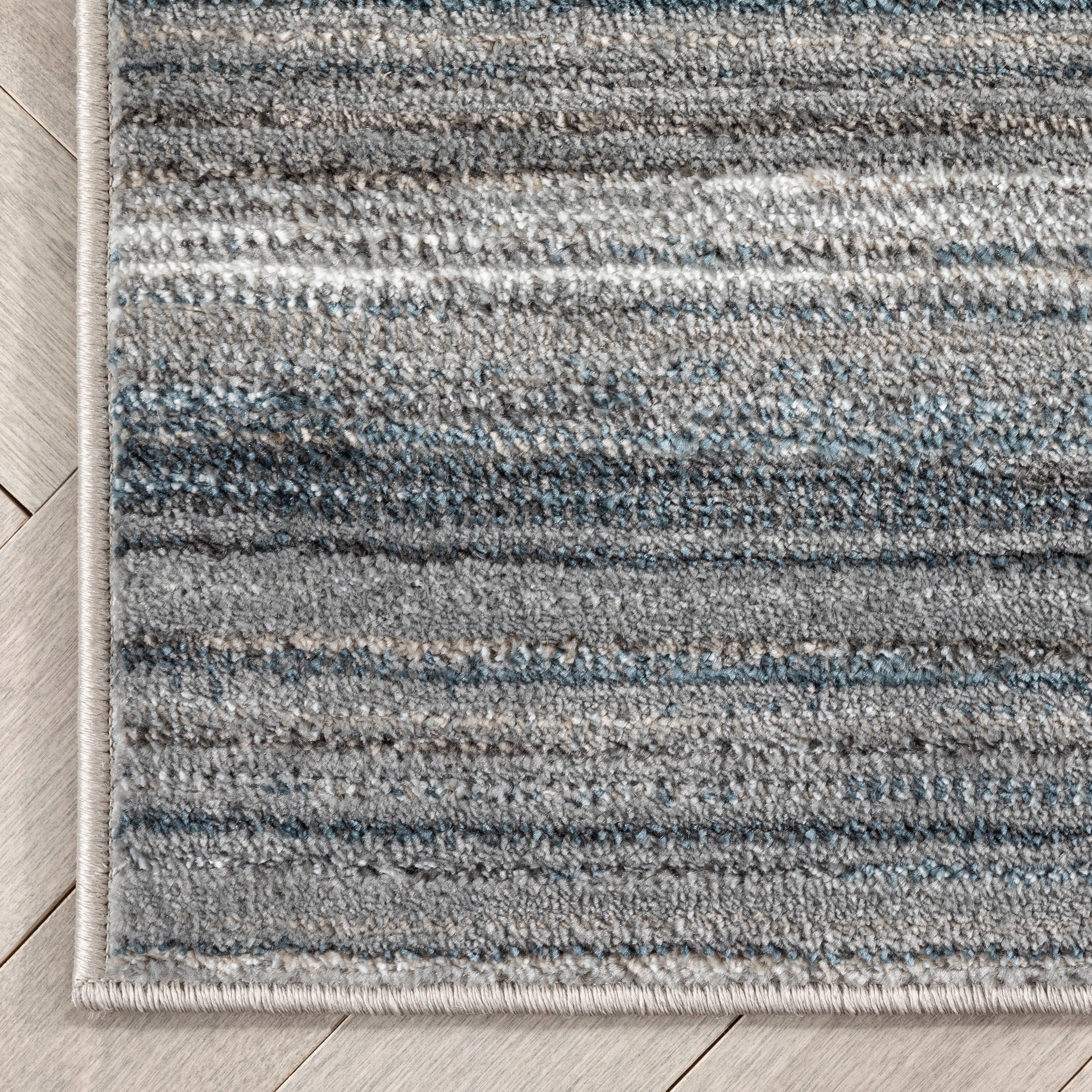 Well Woven Verity Moroccan Area Rug, 3.92' x 5.25', Eclectic Geometric Pattern, Soft, Glam Pile, Distressed Design & Modern Color Palette