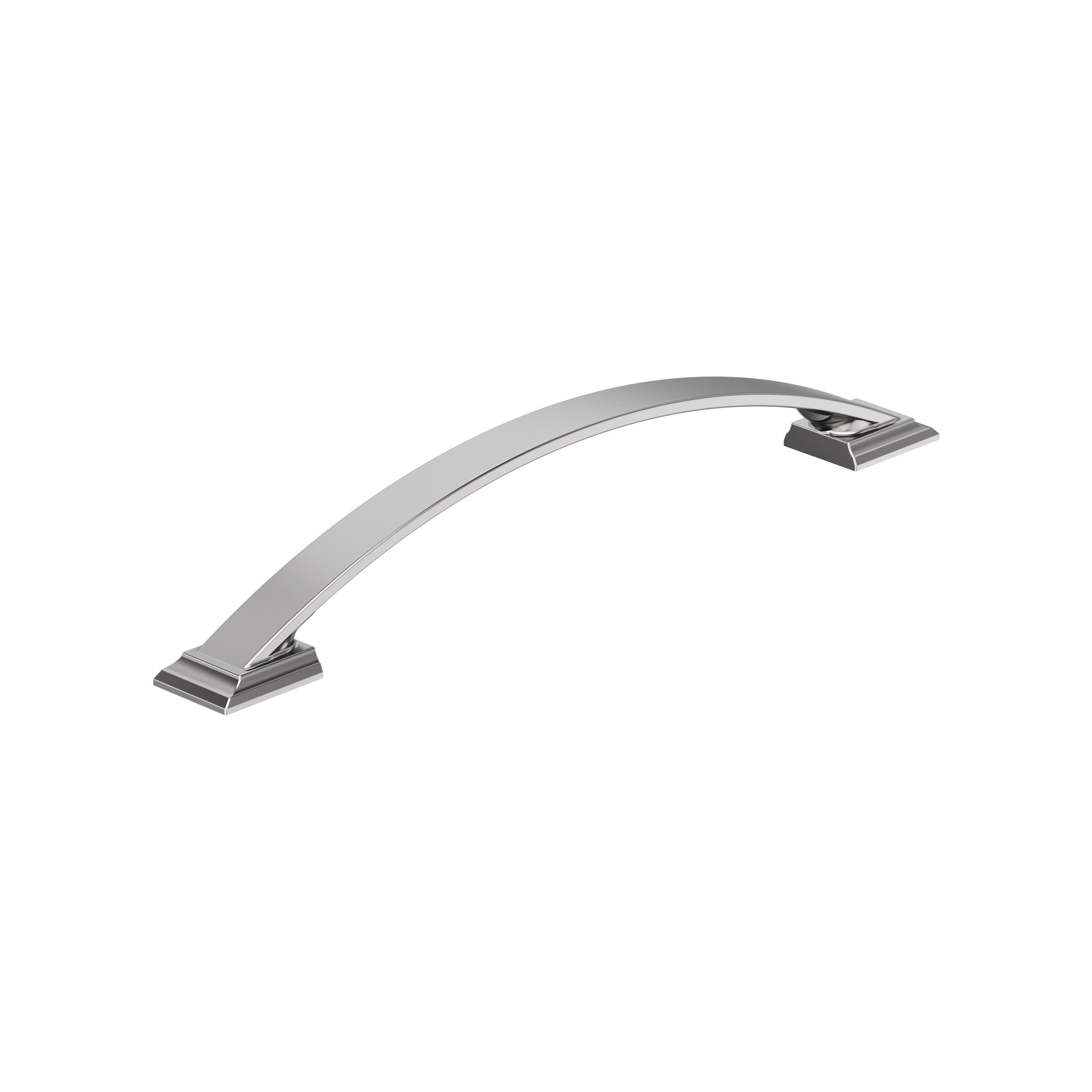 Amerock Candler 7-9/16 inch (192mm) Center-to-Center Polished Chrome Cabinet Pull