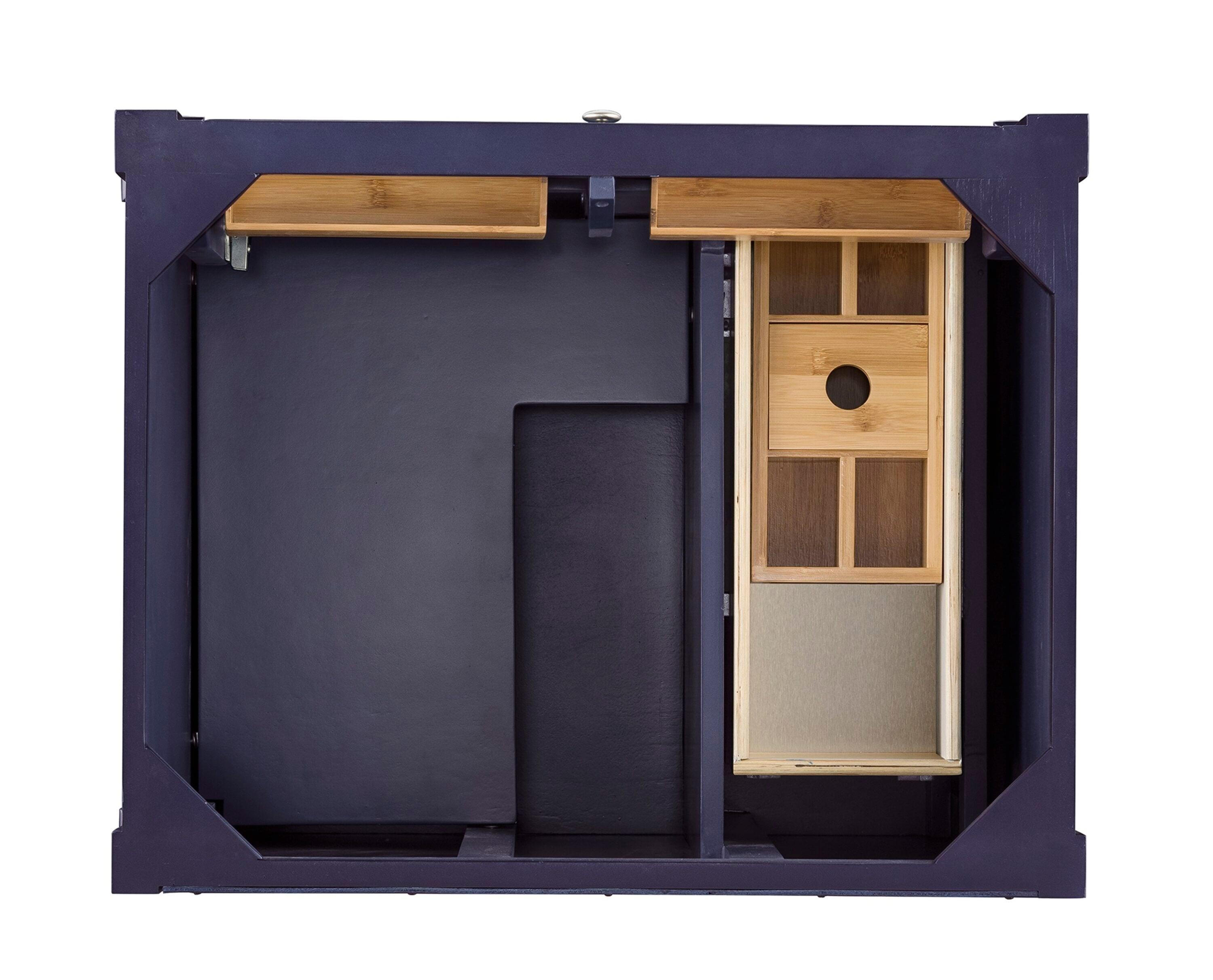 James Martin Vanities Brittany 30-in Victory Blue Bathroom Vanity Base Cabinet without Top