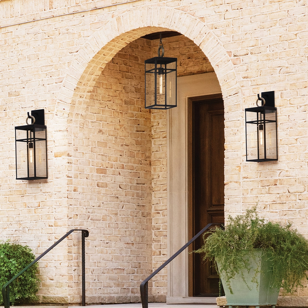 1 Light Medium Outdoor Hanging Lantern In Transitional Style 7.5 Inches Wide By 19 Inches High-Black Finish-Led Lamping Type Hinkley Lighting