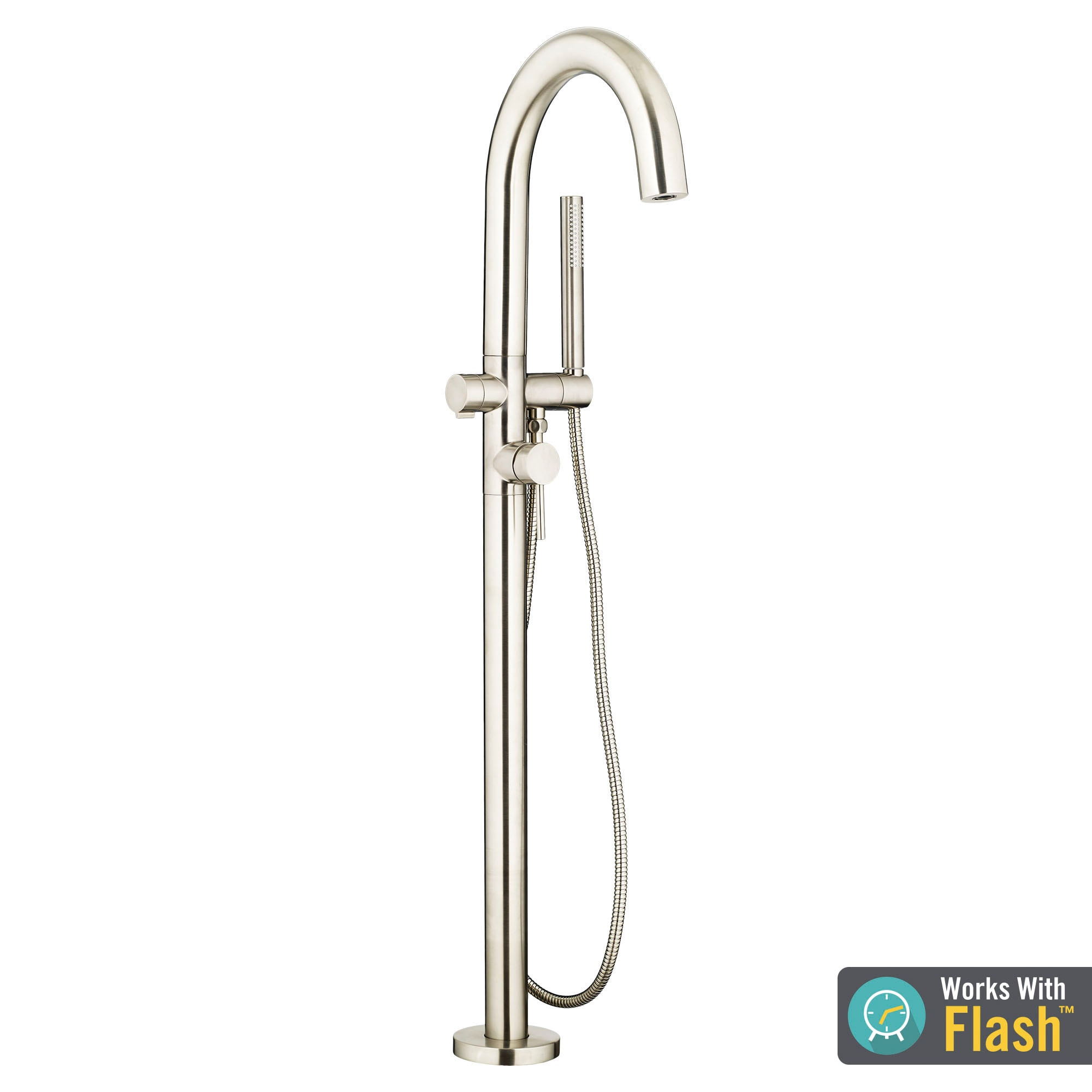 1 Handle Floor Tub Filler with Diverter