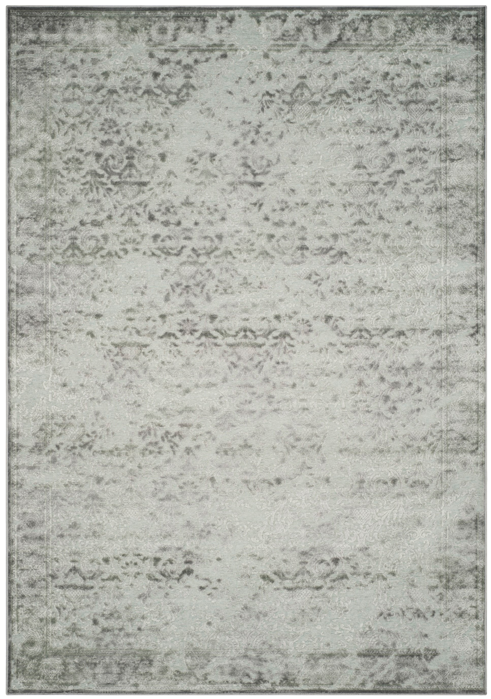 SAFAVIEH Paradise Konnor Traditional Area Rug, Light Grey/Spruce, 8' x 11'2"