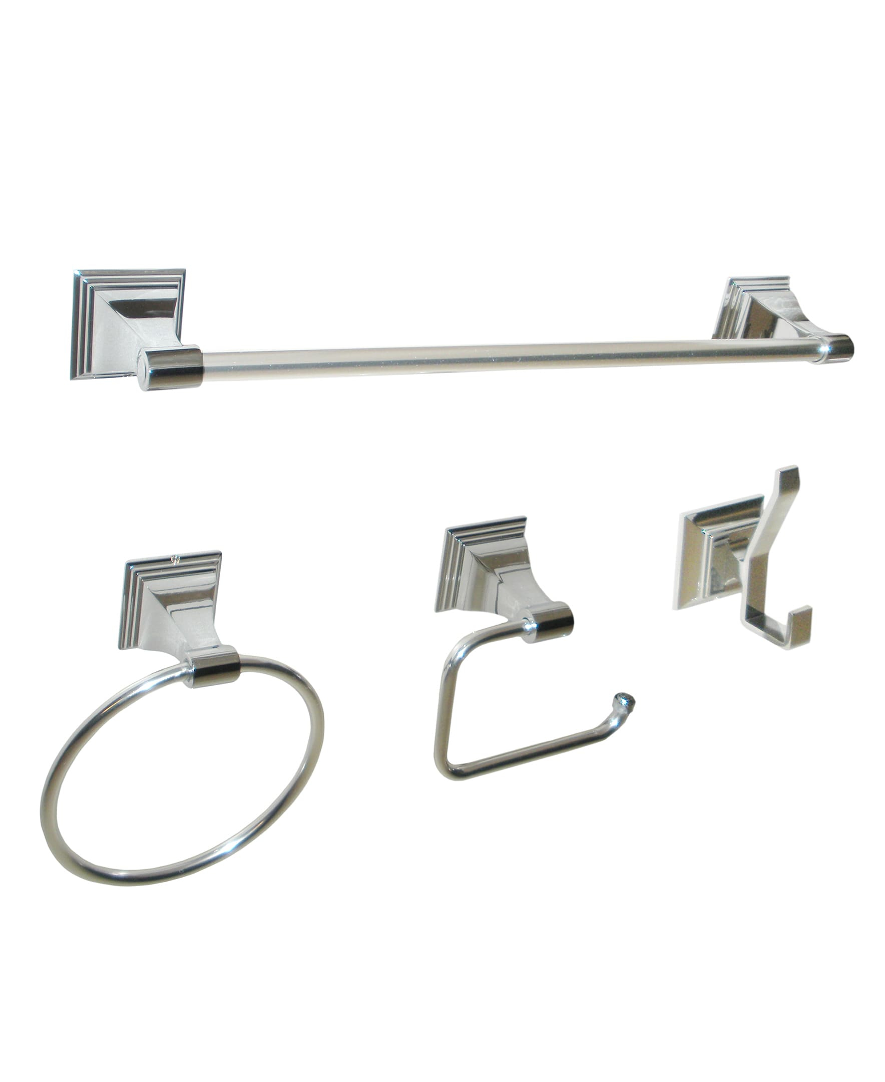 Leonard 4 - Piece Bathroom Hardware Set