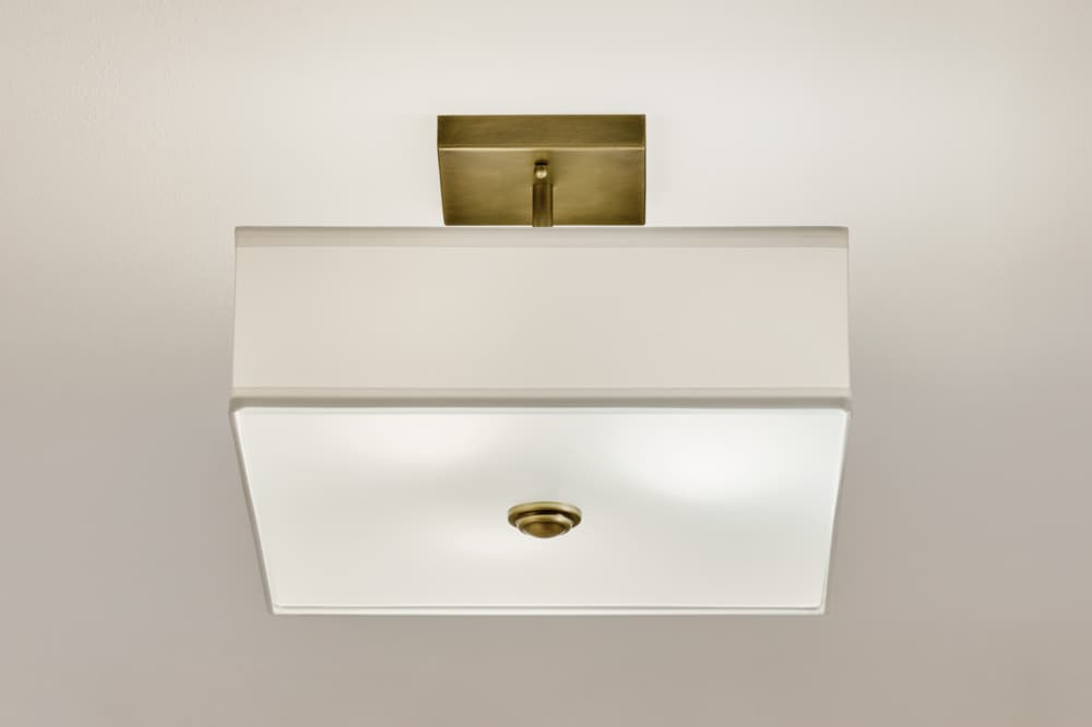 Kichler Lighting Shailene 3 - Light Semi-Flush Mount in  Natural Brass