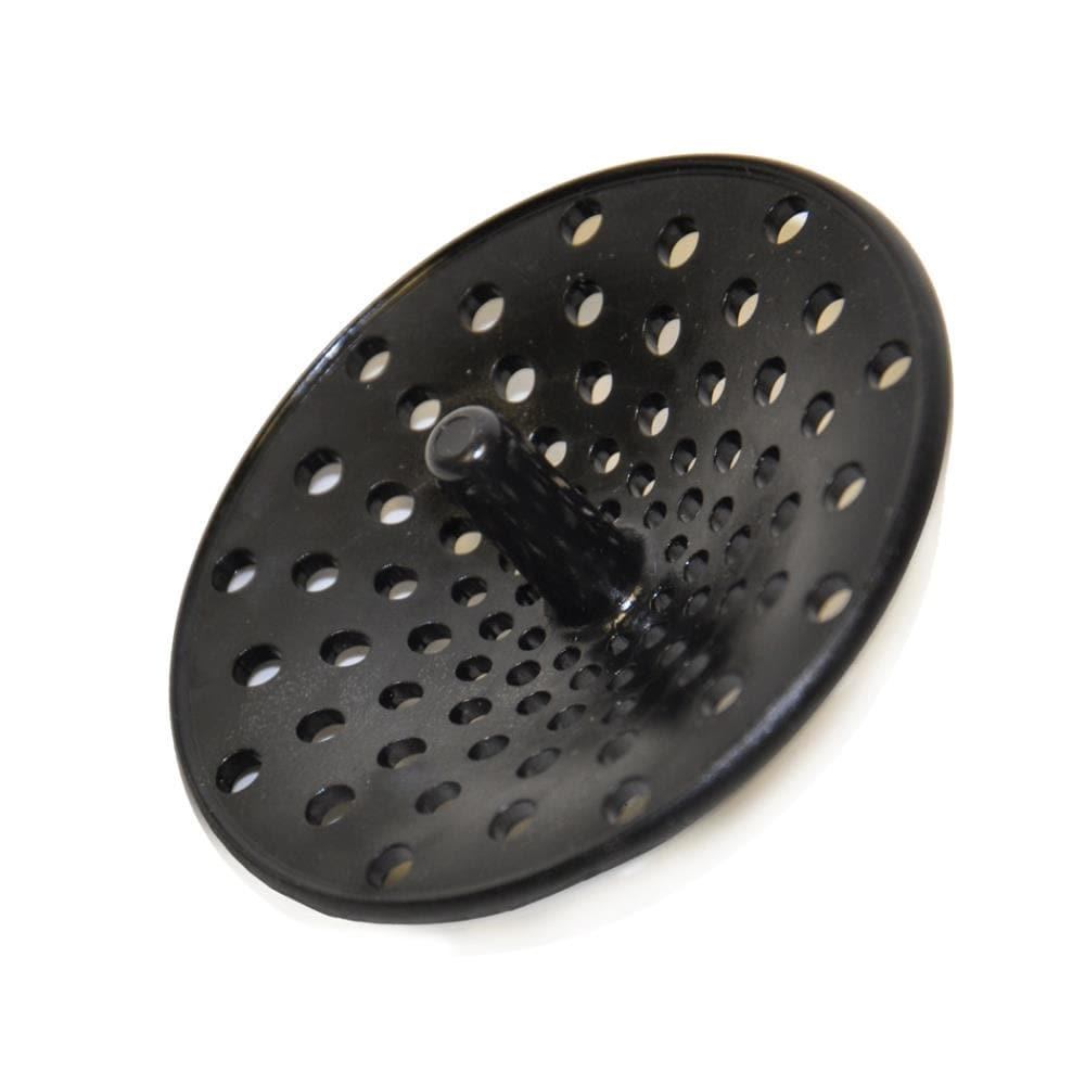 Daiosportswear Sink Strainer Kitchen Drain Household Black Stainless Steel Sink Filter Basket Sink Plug Vegetable Basin Water Blocking Accessories