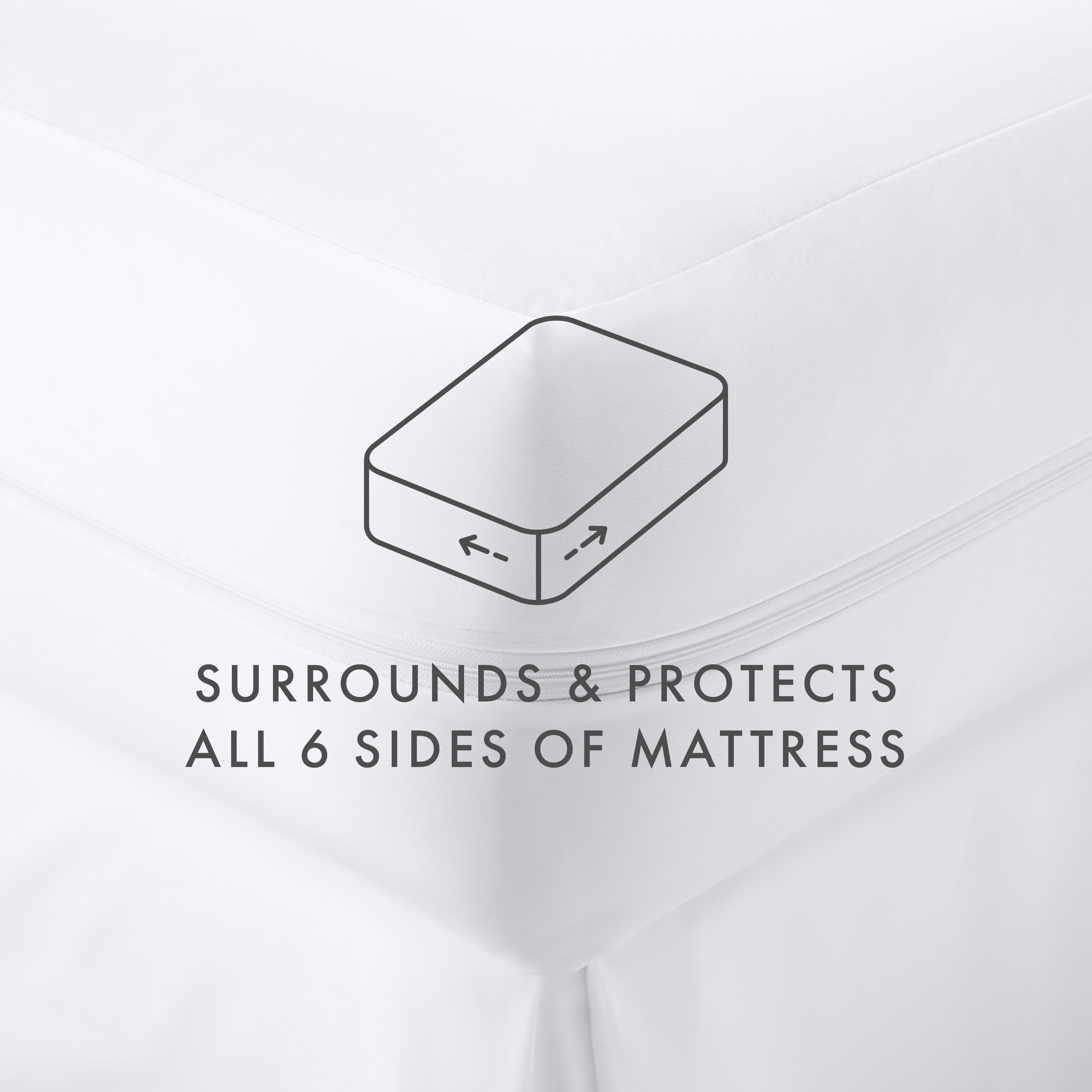 IEnjoy Home Waterproof Zipper Mattress Protector Case Pack