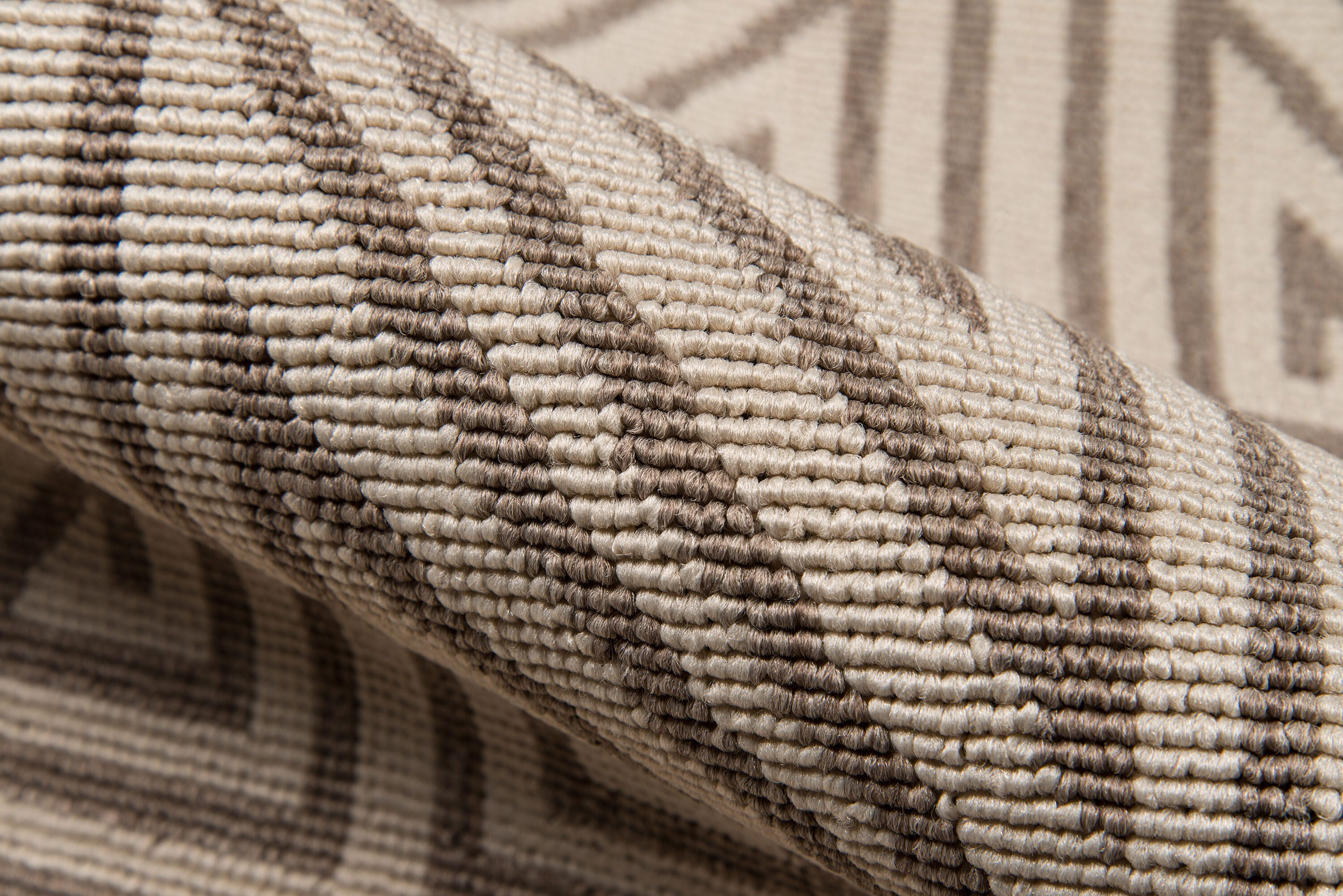 Momeni  Baja Diamonds Indoor Outdoor Rug Taupe 5'3" x 7'6" 5' x 8' Outdoor, Indoor Entryway, Patio Beige