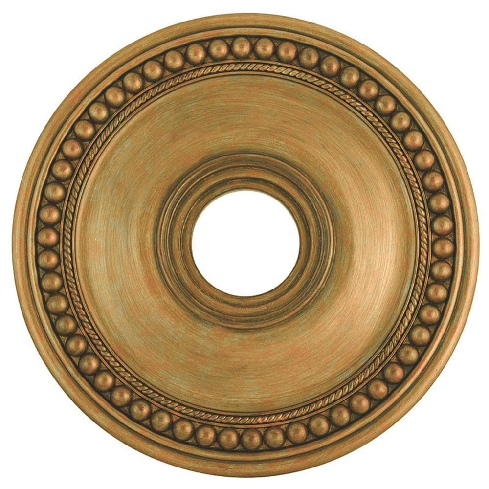 82074-48-Livex Lighting-Wingate - Ceiling Medallion in Style - 20 Inches wide by 1.5 Inches high-Antique Gold Leaf Finish