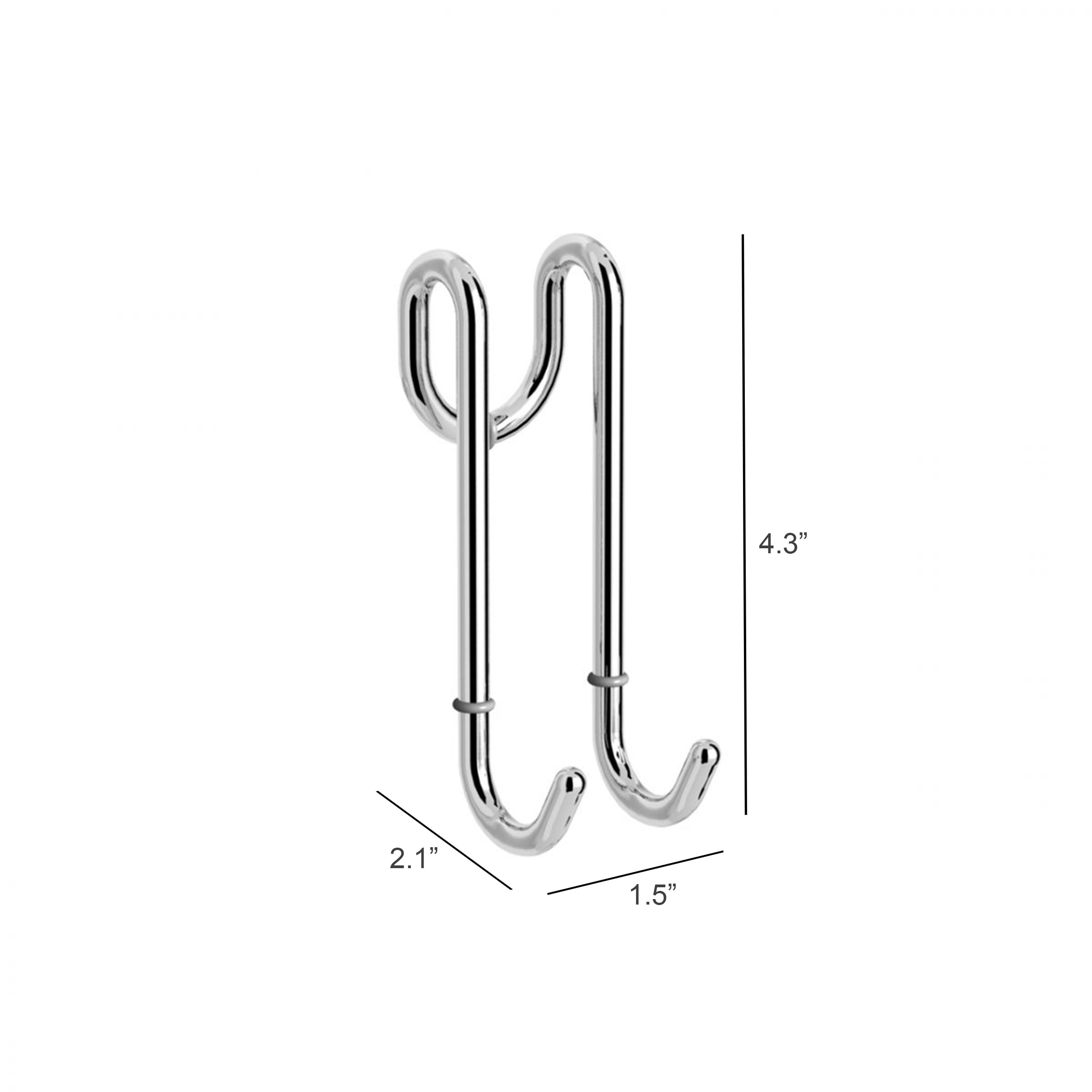 WS Bath Collections Harmony WSBC DH 1 CR Over-the-Door Towel Hook