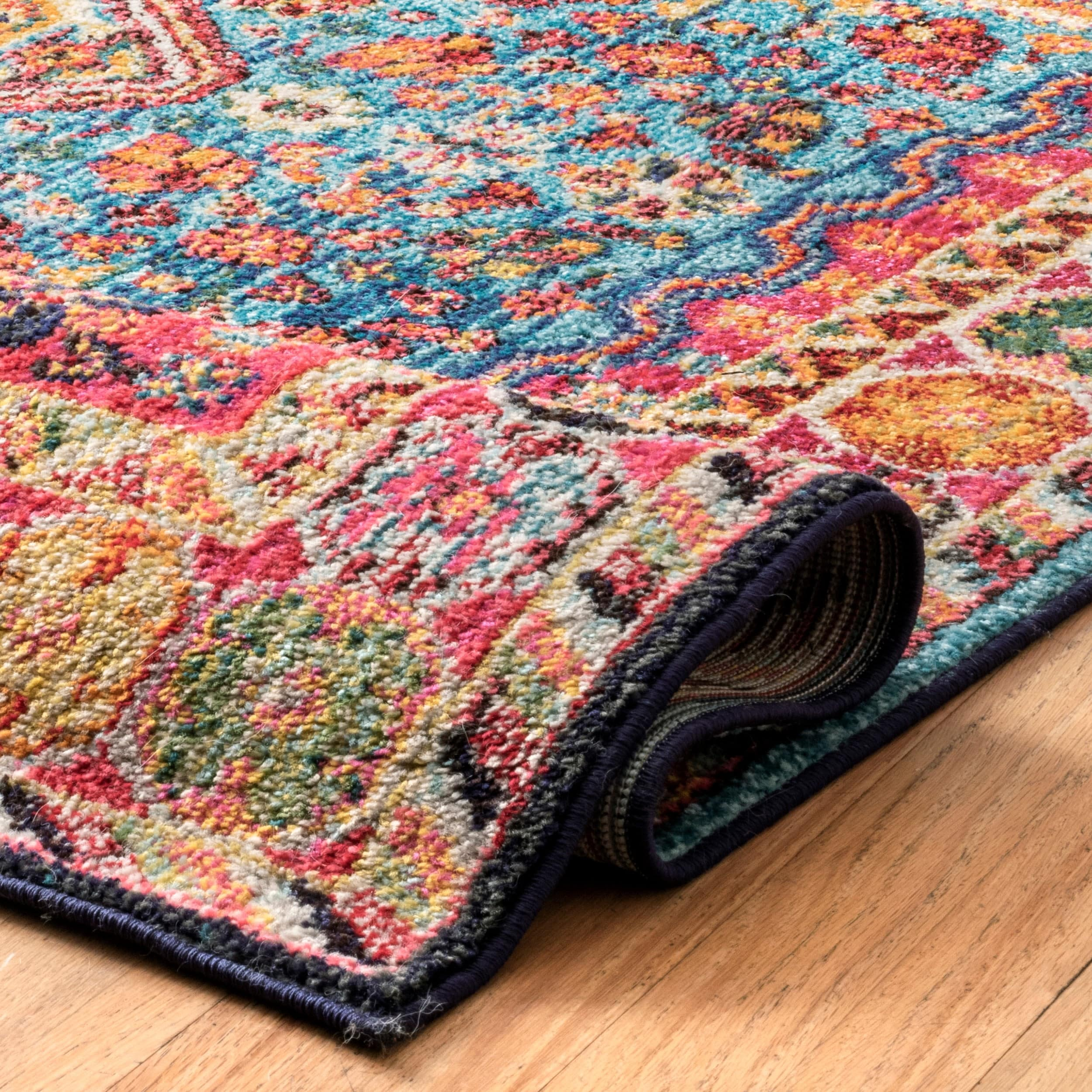 nuLOOM Erline Colorful Bohemian Area Rug, 5' 3" x 7' 7", Multi
