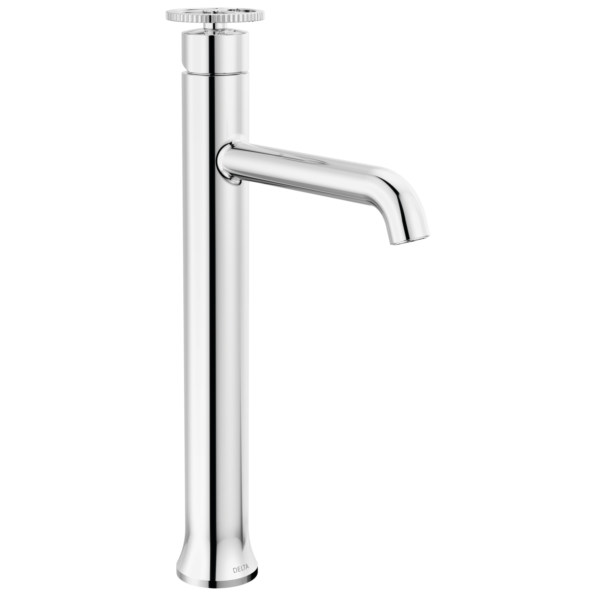 Trinsic Single Hole Vessel Bathroom Faucet with Wheel Handle, Single Handle Bathroom Sink Faucet